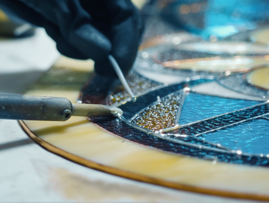 How Solder Holds Stained Glass Together