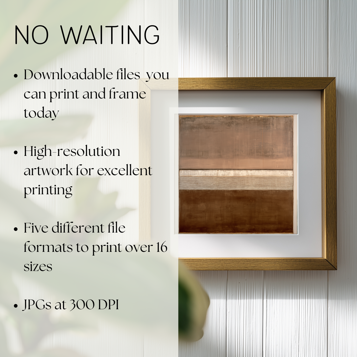 Printable Wabi Sabi Abstract Art Print, Minimalist Mauve