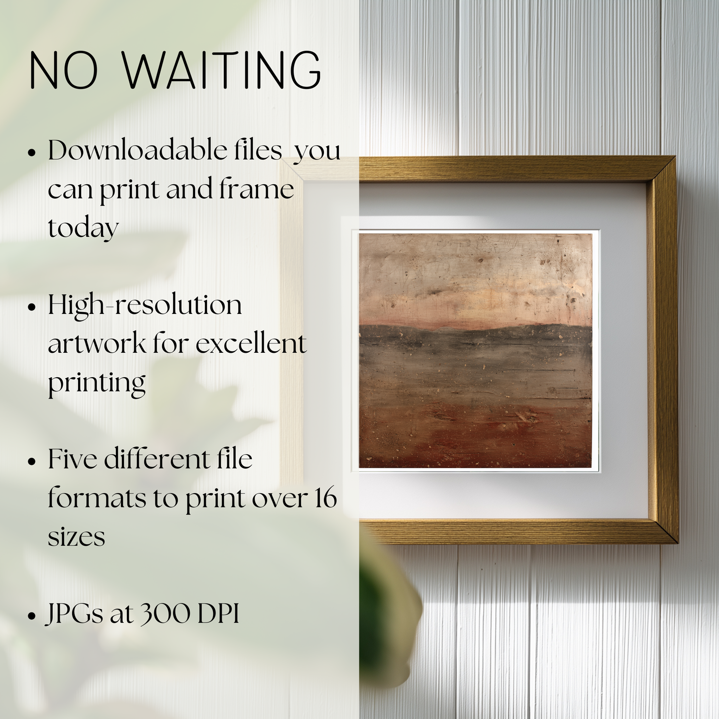 Printable Wabi Sabi Mountain Landscape Wall Art