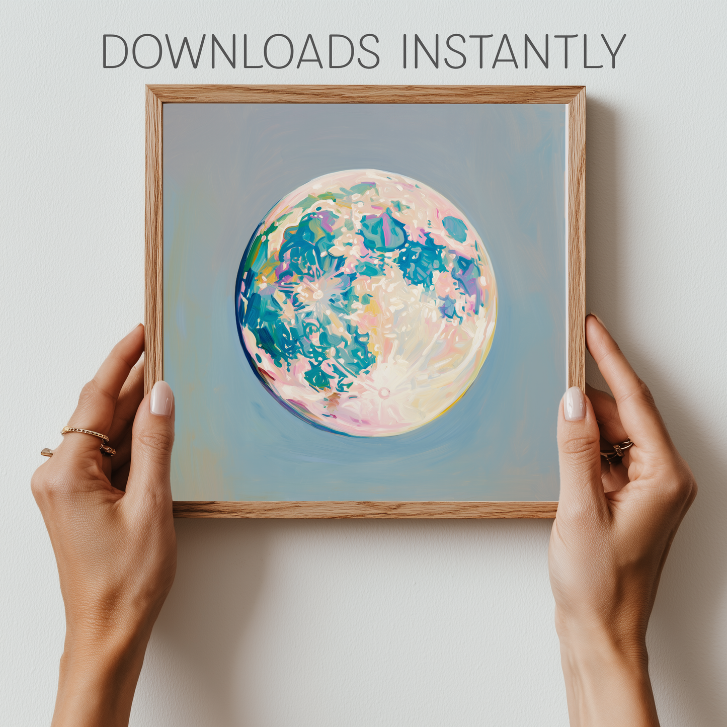 Halloween Icons Colorful Gallery Wall: 3 Spooky Art Printables (Original Artwork)