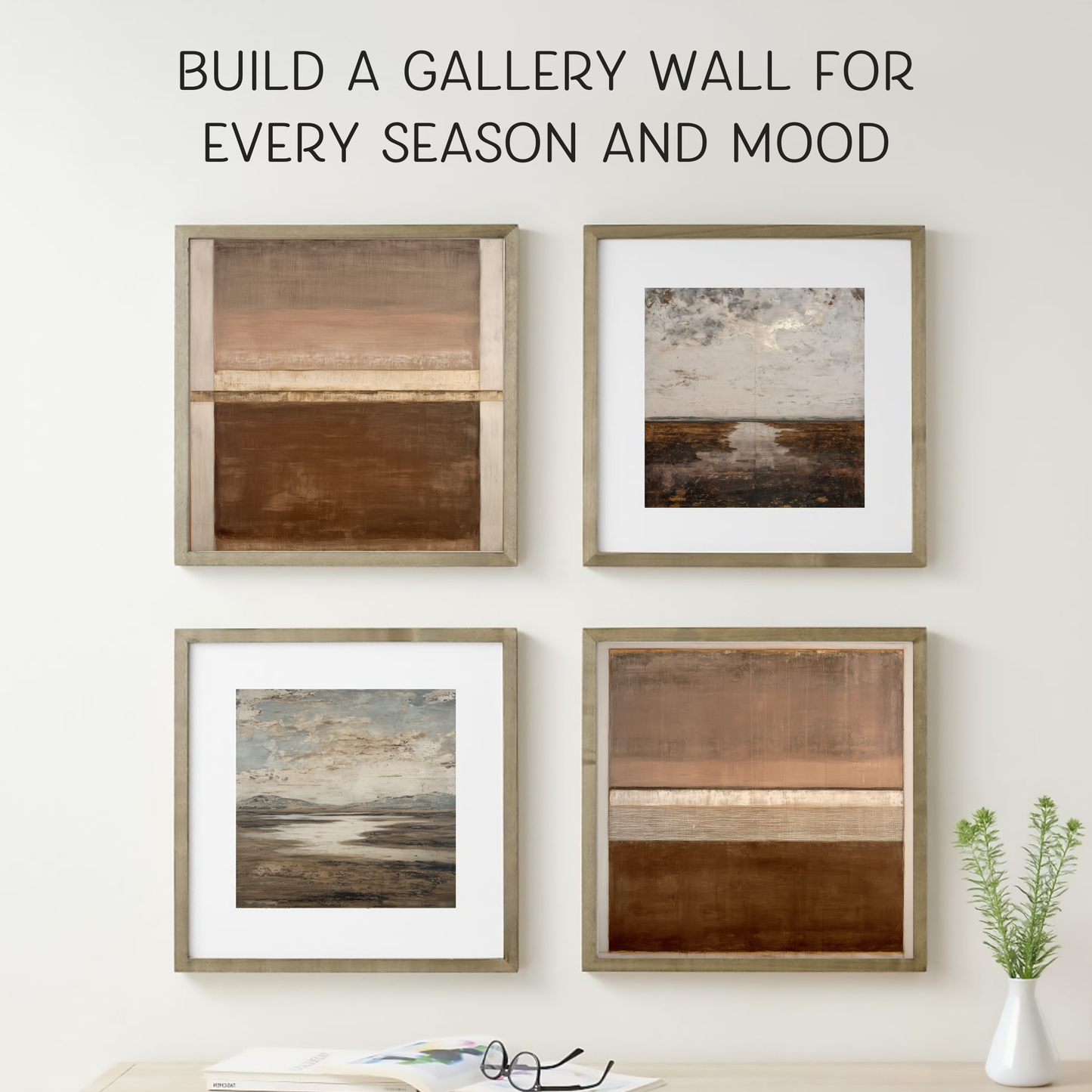 Printable Wabi Sabi Abstract Art Print, Minimalist Mauve