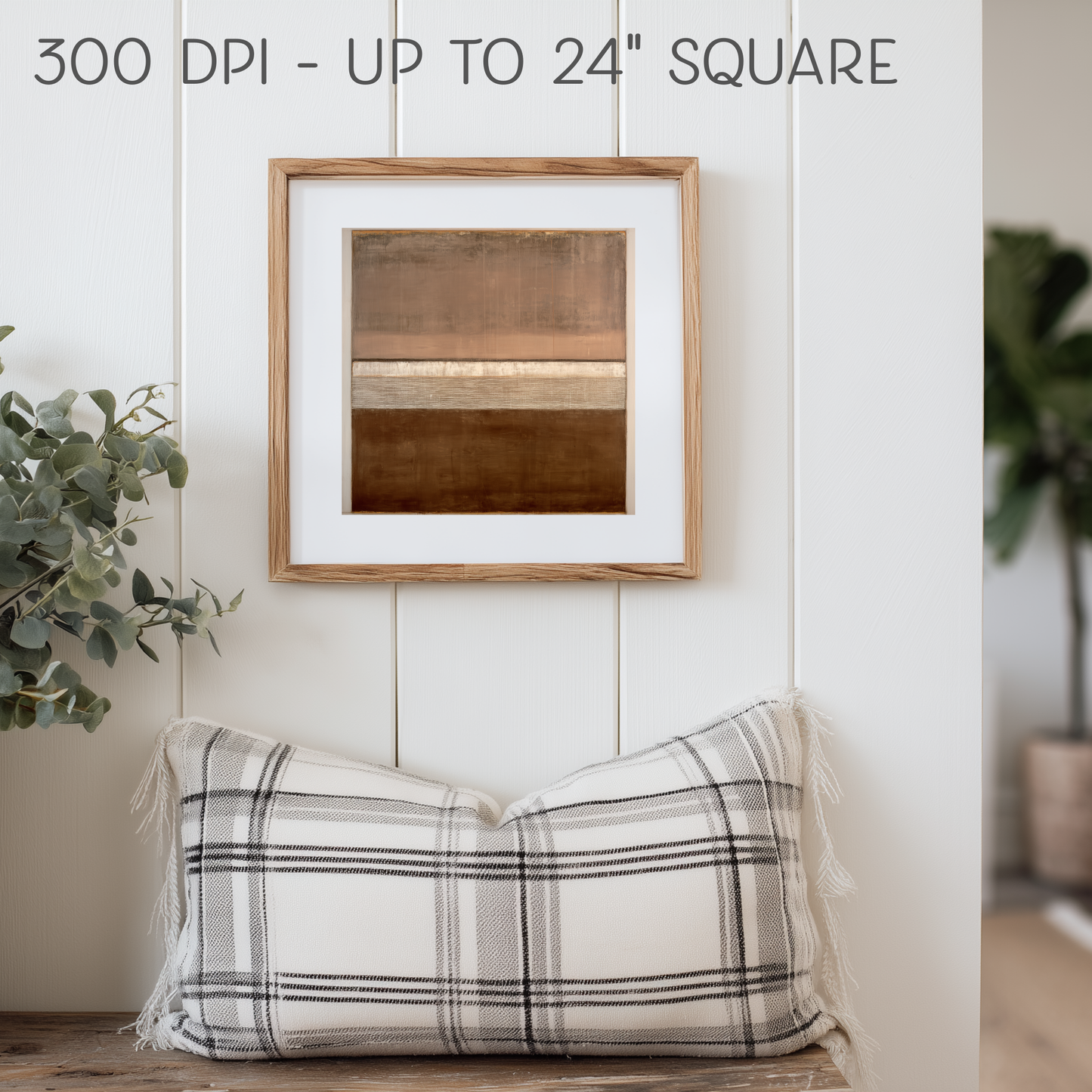 Printable Wabi Sabi Abstract Art Print, Minimalist Mauve