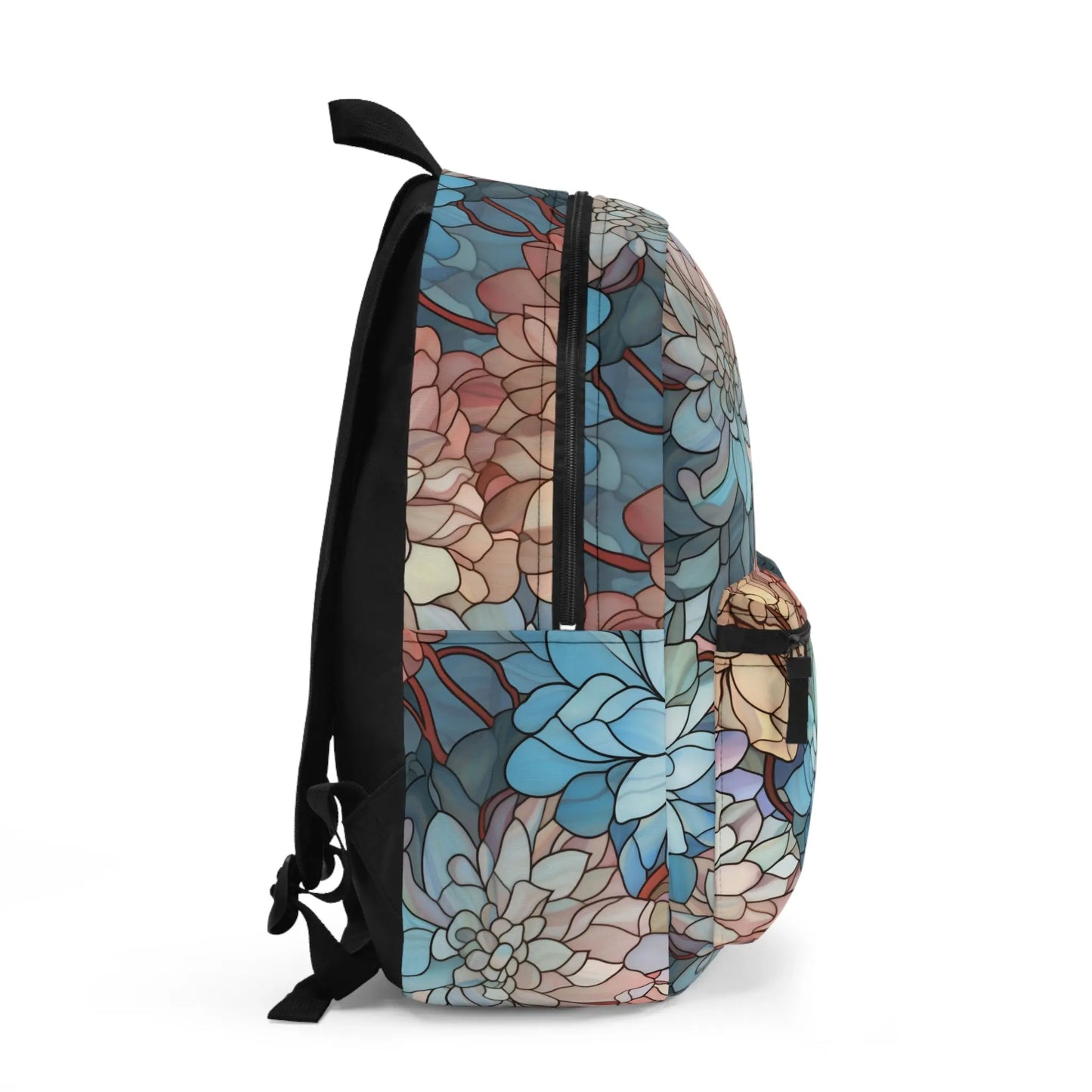 Stained Glass Flowers Backpack