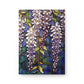 Stained Glass Wisteria Flowers Hardcover Journal