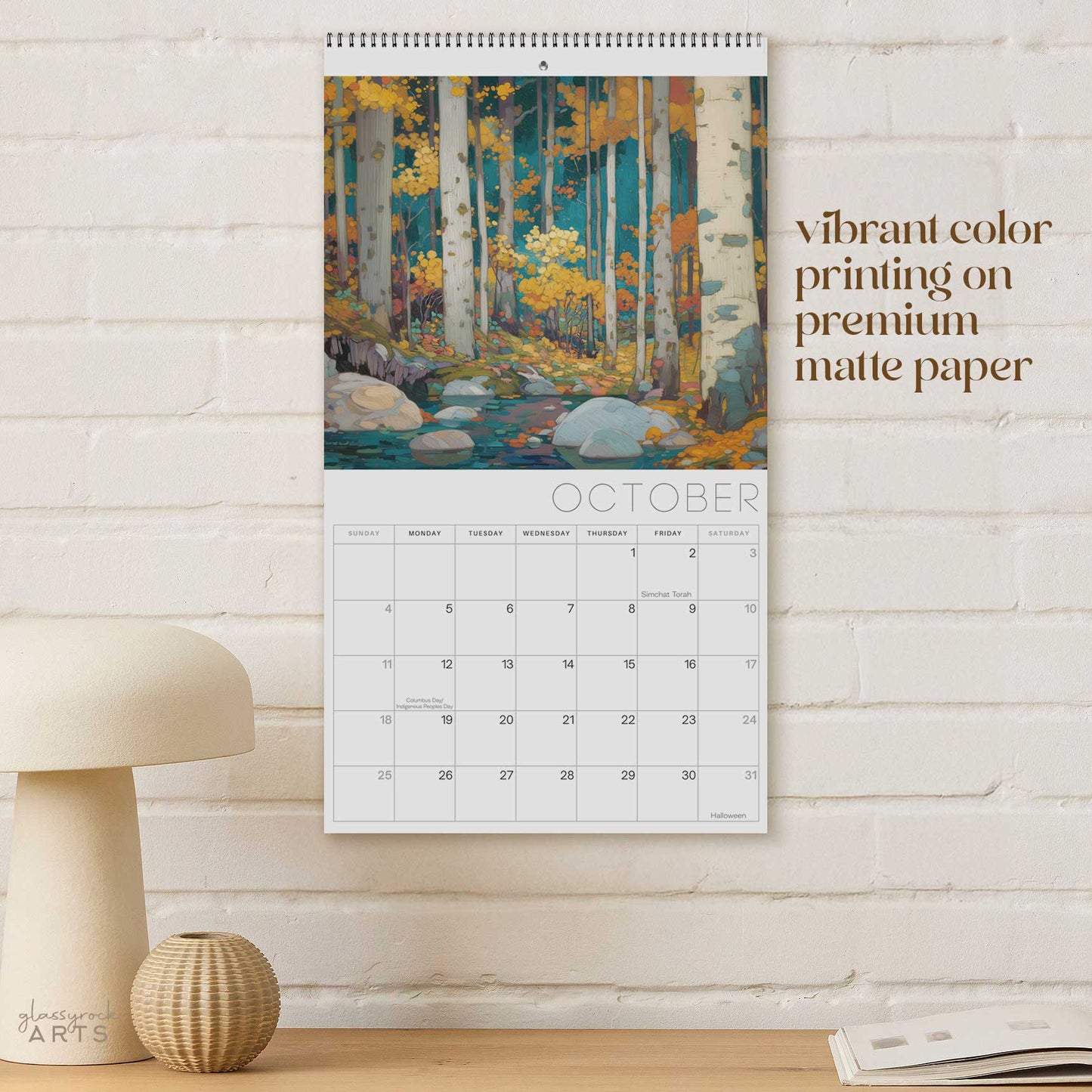 Hidden Forests 2026 Wall Art Calendar