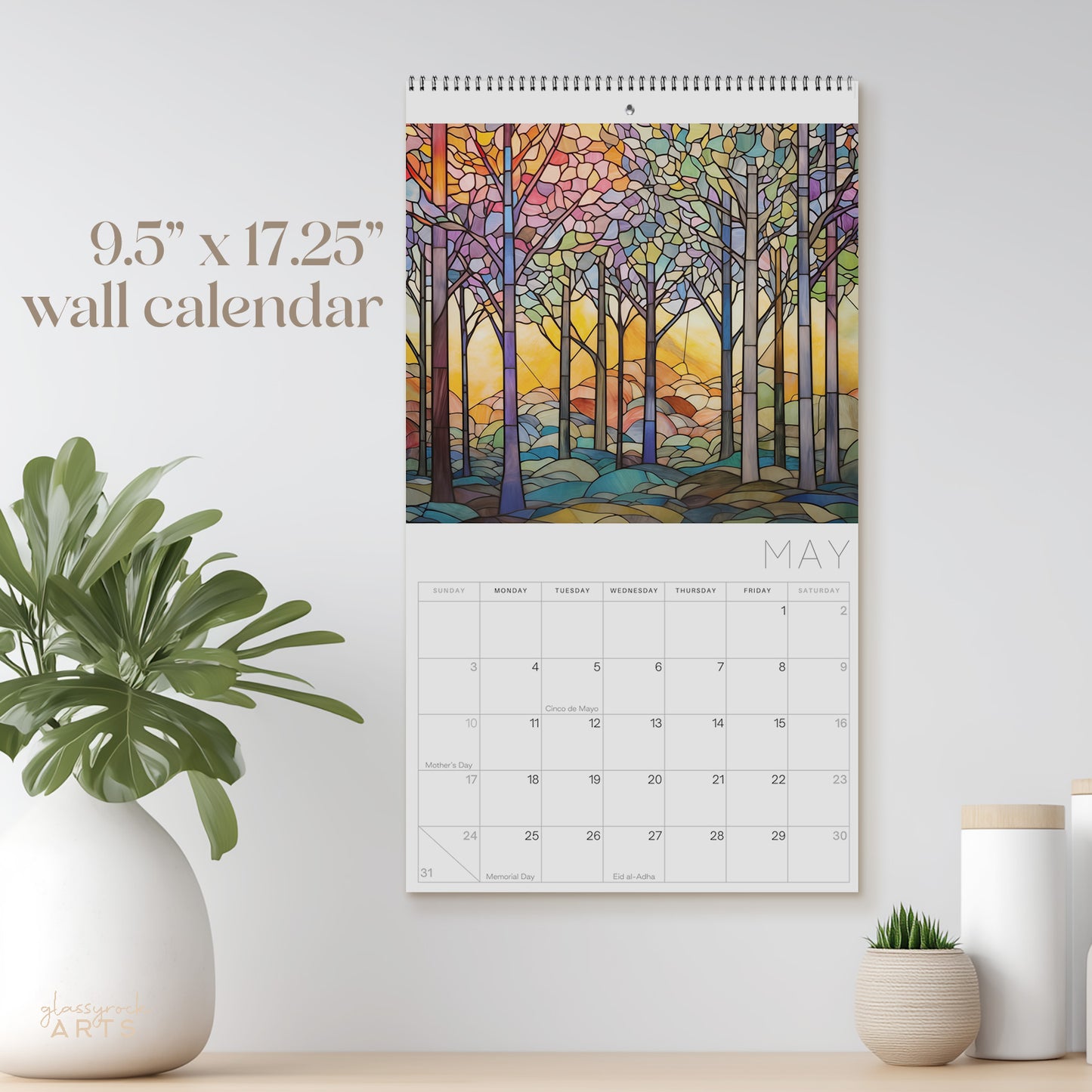 Silent Forests 2026 Wall Calendar