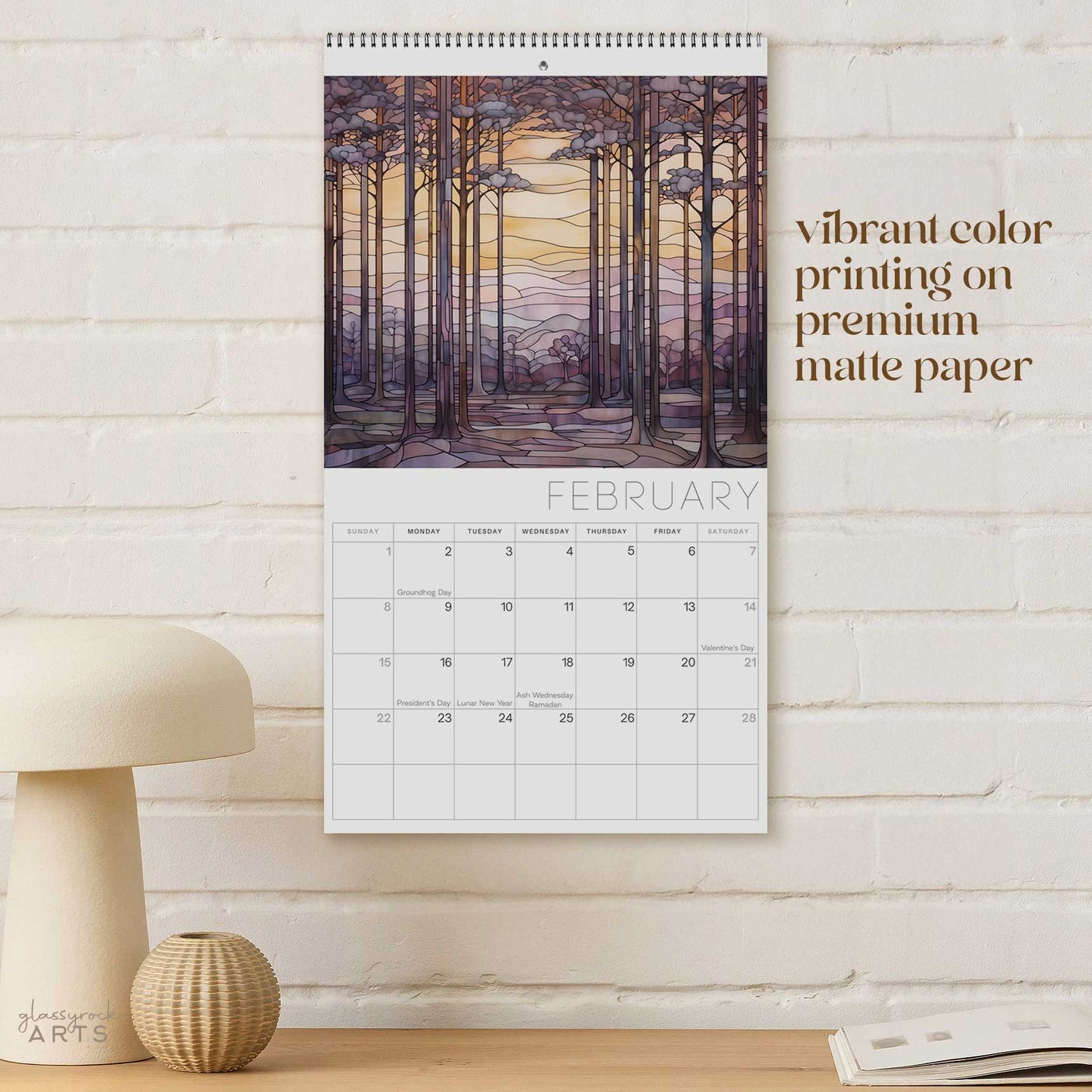 Silent Forests 2026 Wall Calendar