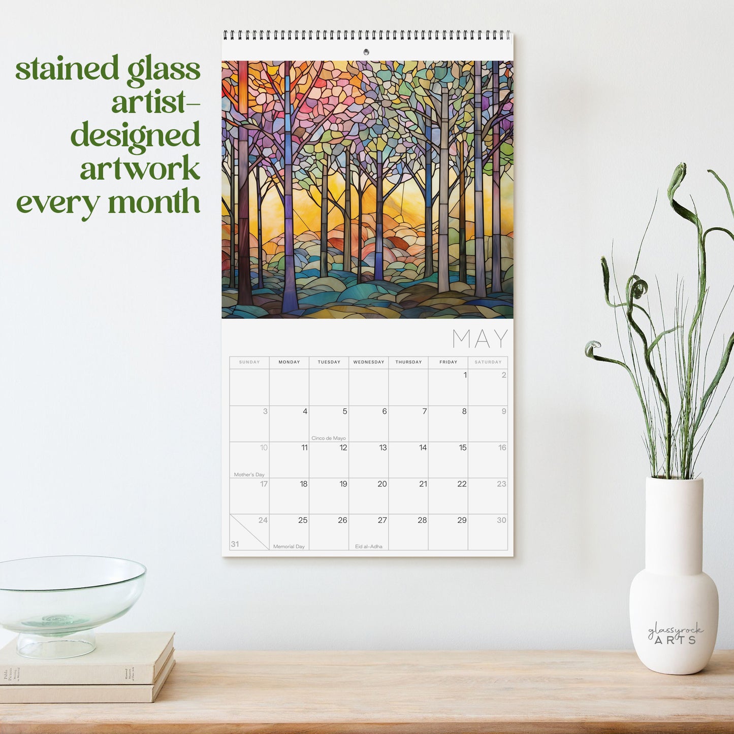 Silent Forests 2026 Wall Calendar