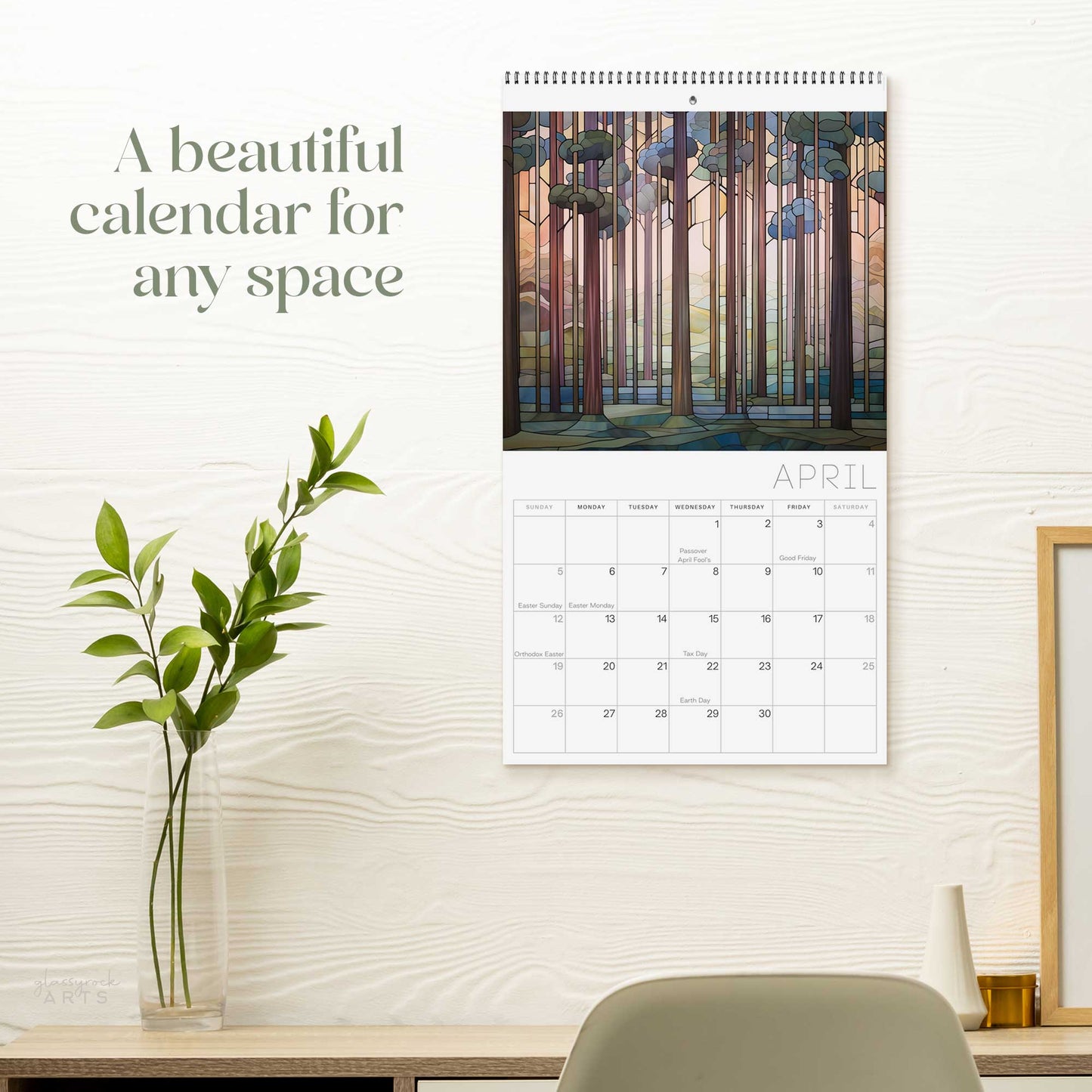 Silent Forests 2026 Wall Calendar