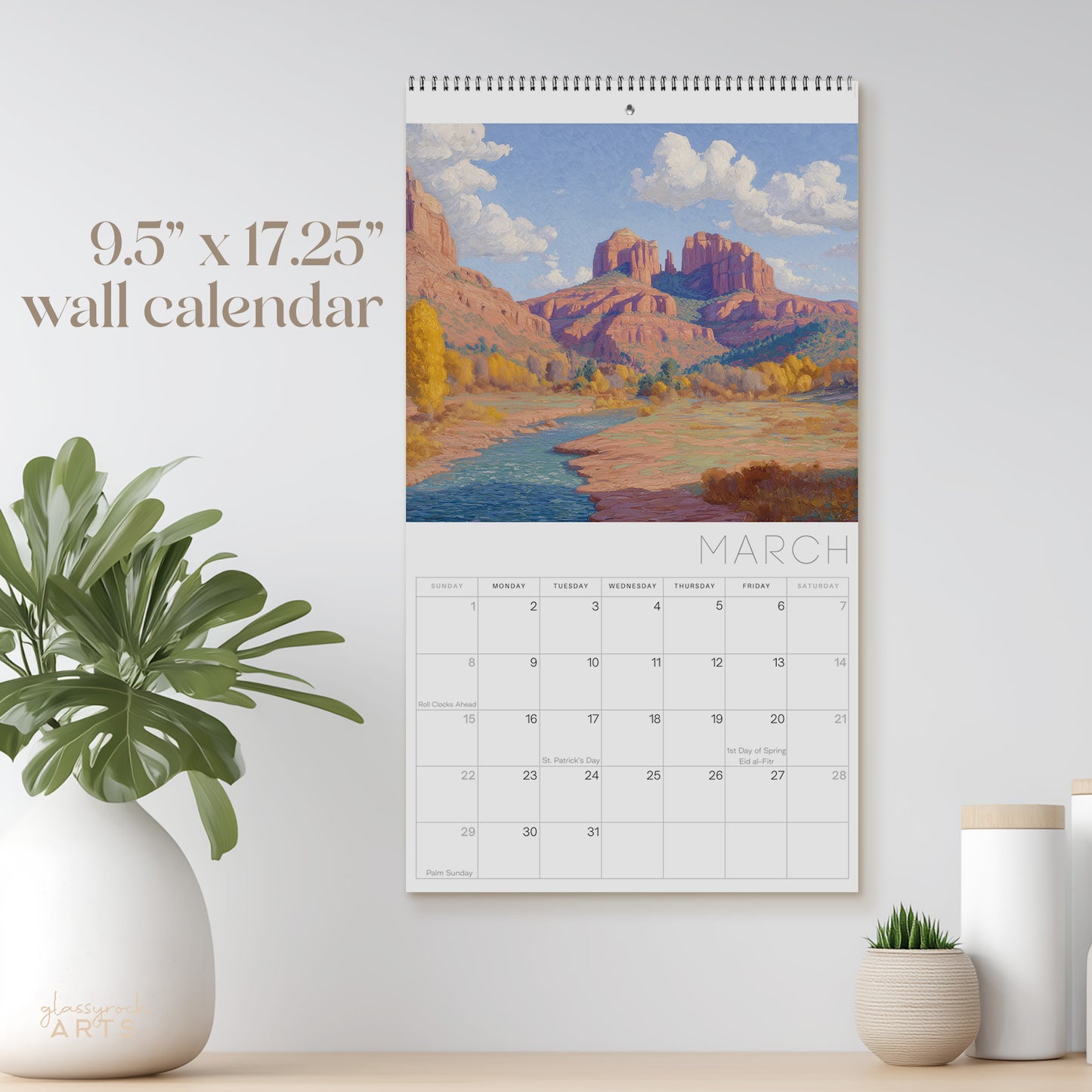 Solitude 2026 Wall Art Calendar