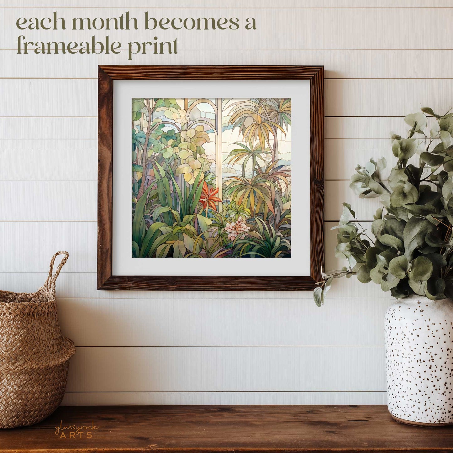 Tropical Flowers 2026 Wall Calendar