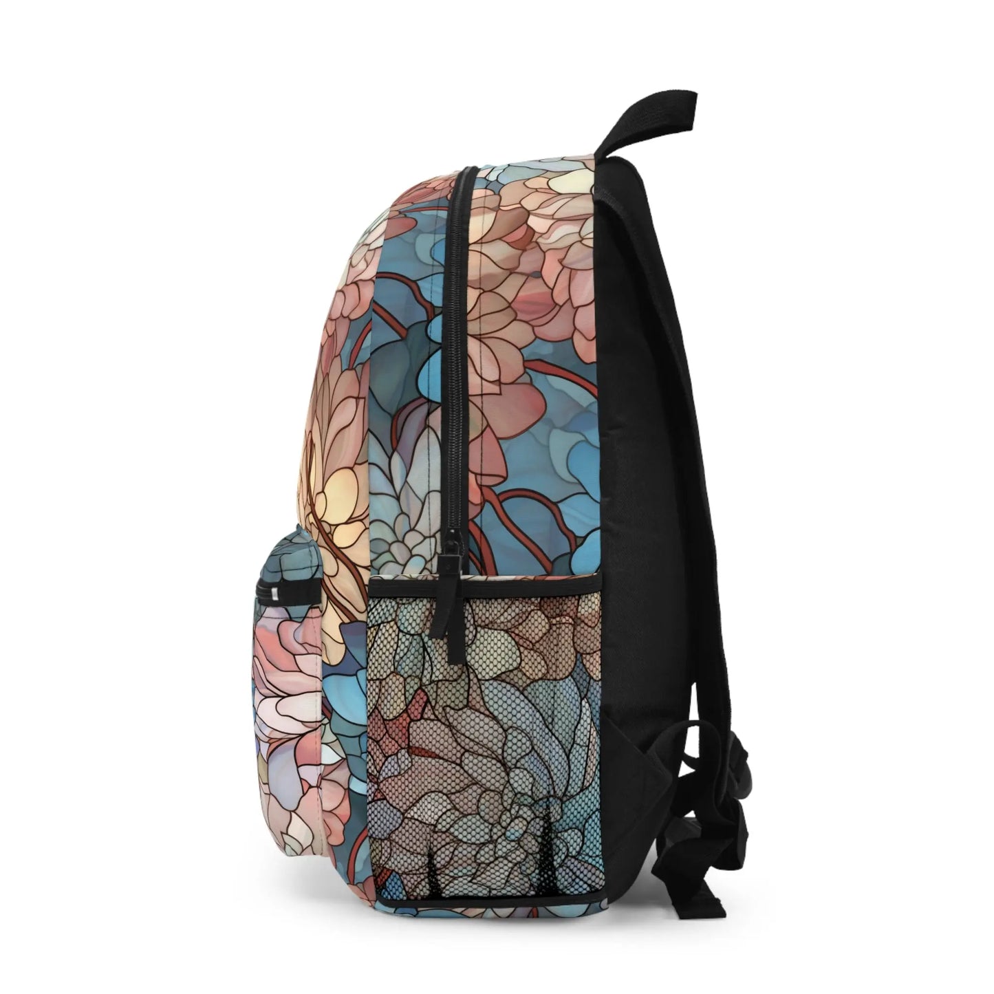 Stained Glass Flowers Backpack