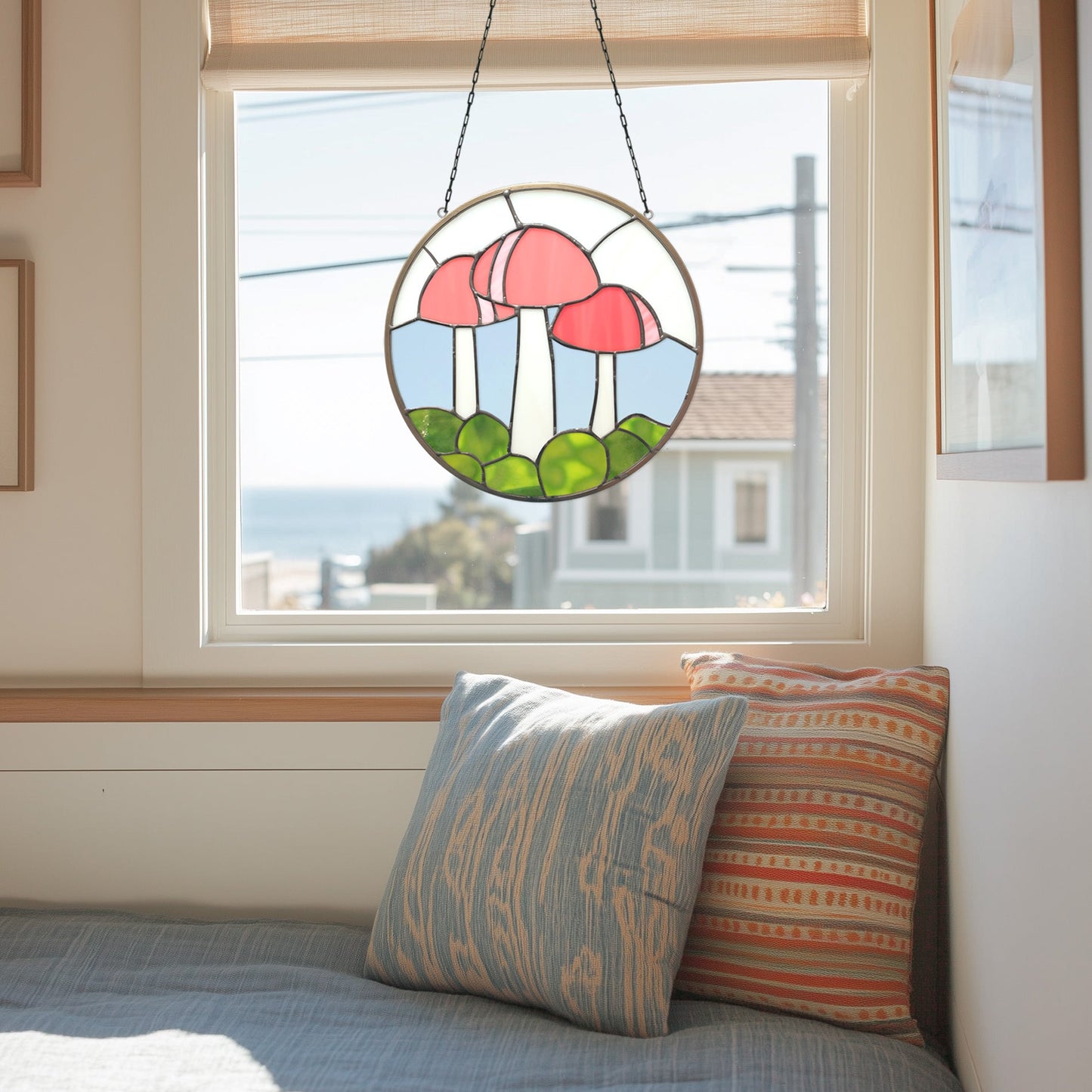 Mushroom Stained Glass Pattern