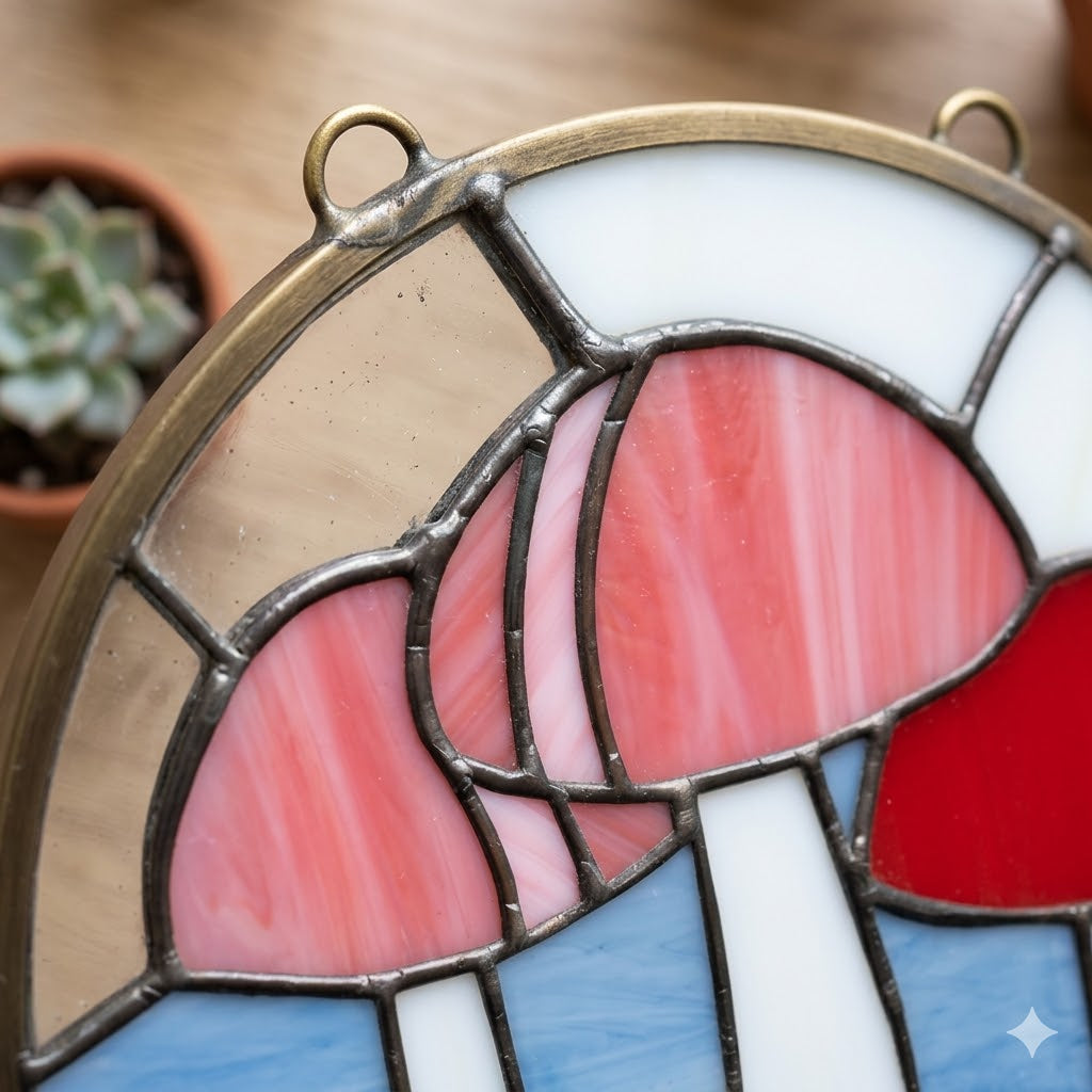 Mushroom Stained Glass Pattern