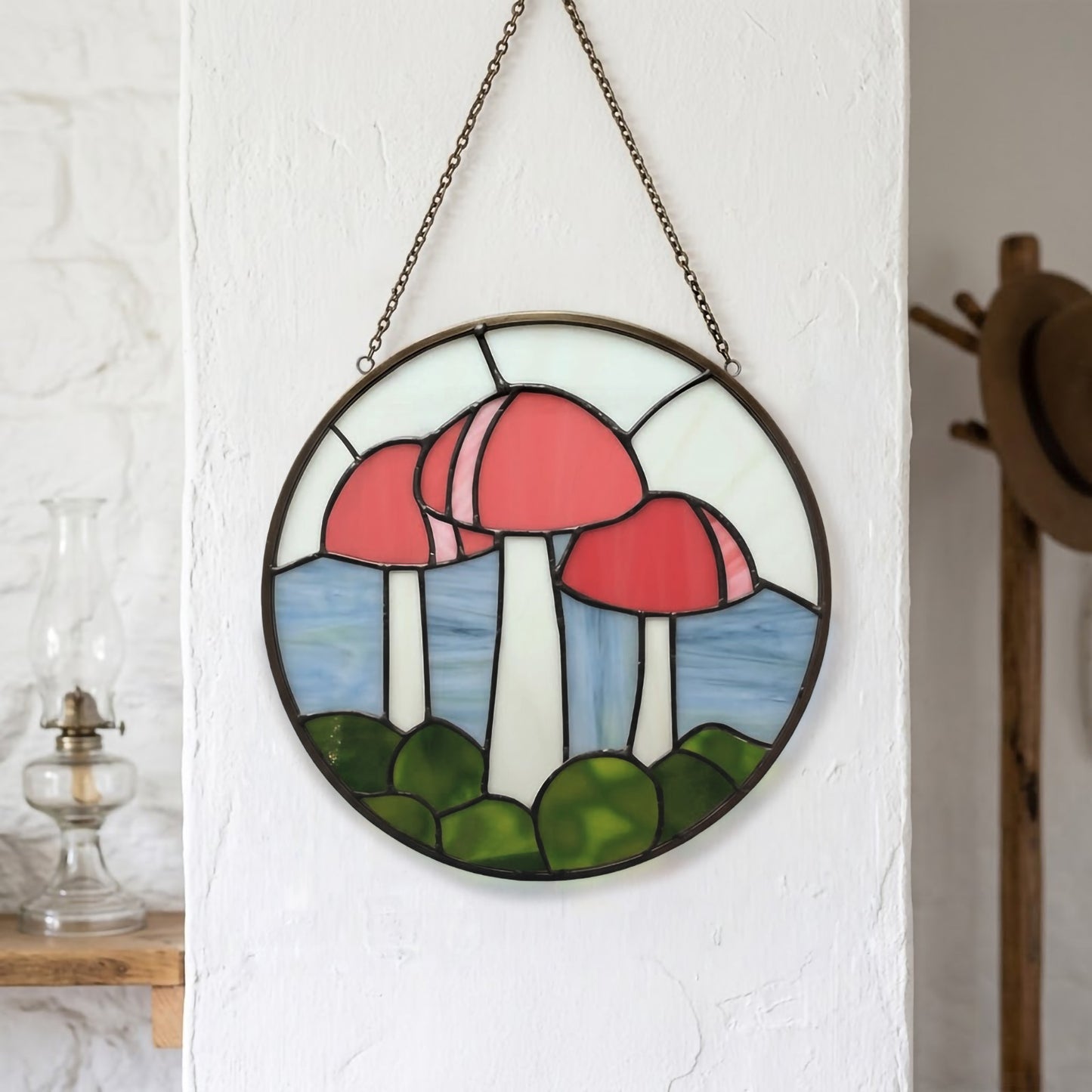 Mushroom Stained Glass Pattern