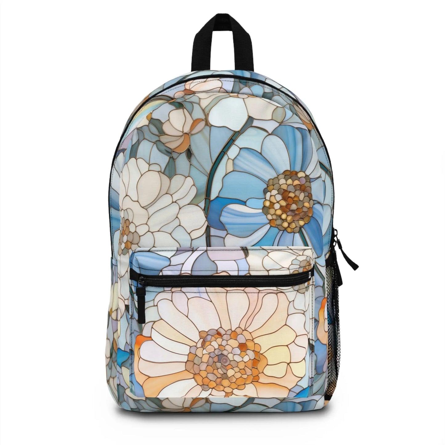 Stained Glass Flowers Backpack