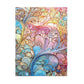 Stained Glass Rainbow Baby Blanket, Rainbow Paisley Print