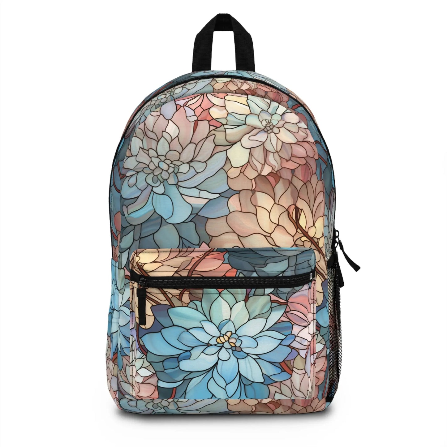 Stained Glass Flowers Backpack