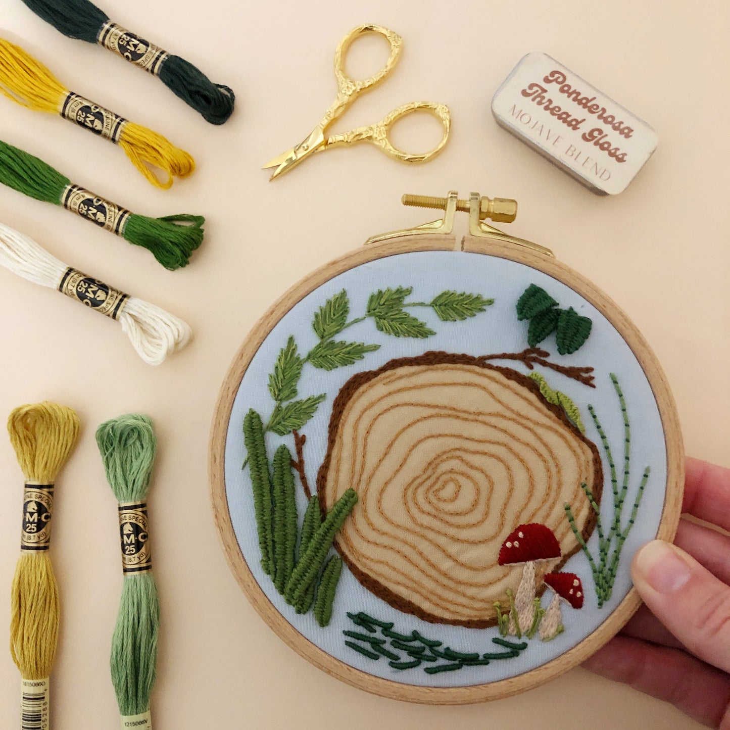 3D Woodland - Advanced Hand Embroidery DIY Craft Kit - Needlecraft Kits from MCreativeJ