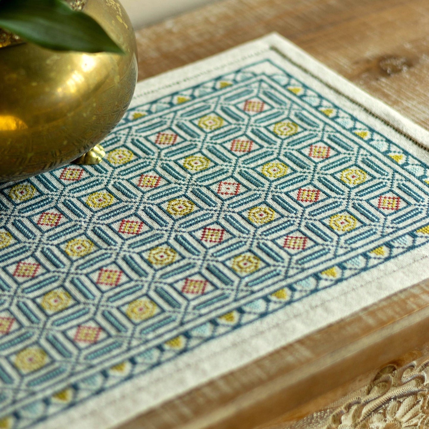 Efimia cross stitch folk embroidery kit - Kit from Avlea Folk Embroidery