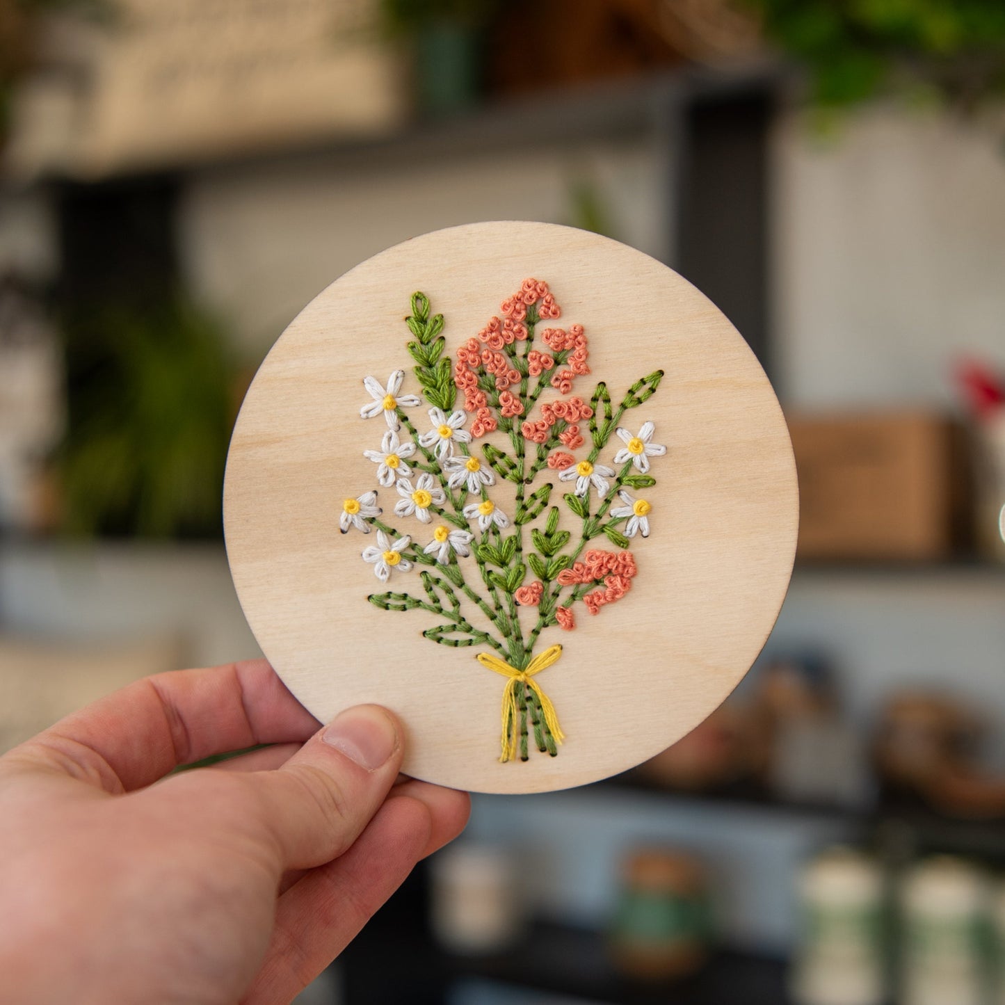 Daisy Bouquet Embroidery Kit - Needlecraft Kits from Still Magnolia