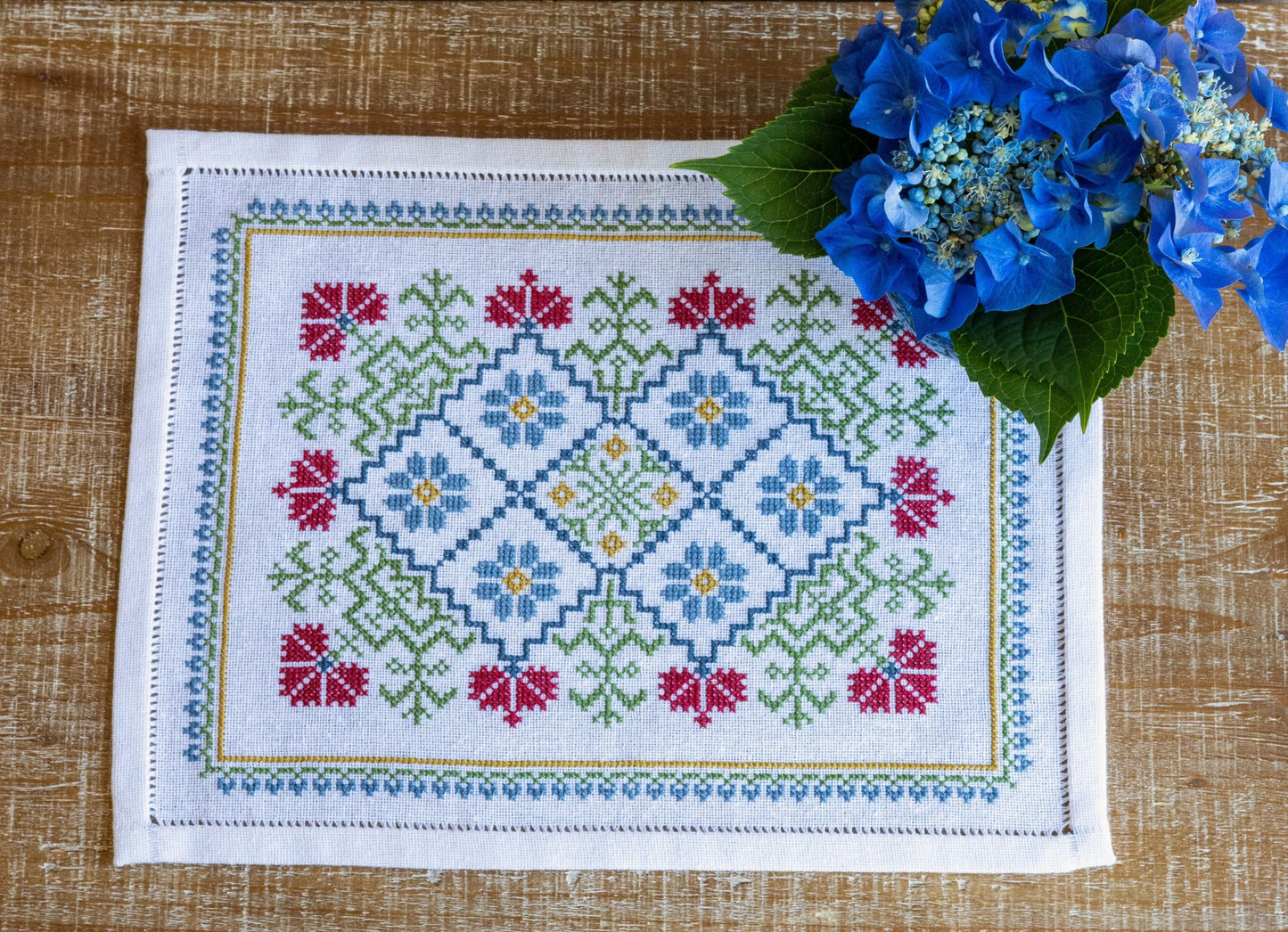 Florina cross stitch folk embroidery kit