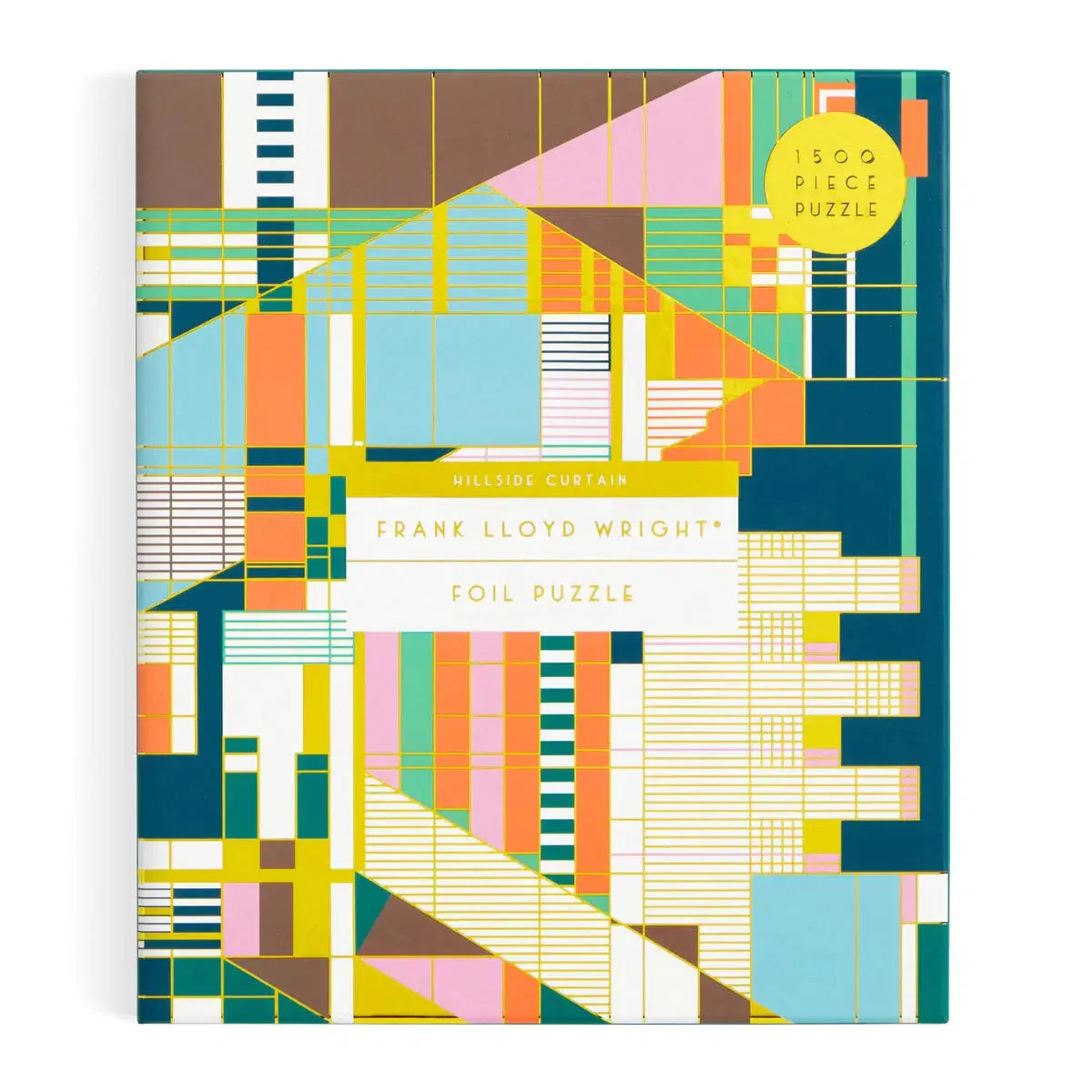 Frank Lloyd Wright Hillside Curtain 1500 Piece Jigsaw Puzzle Galison - Jigsaw Puzzle from Puzzle Merchant