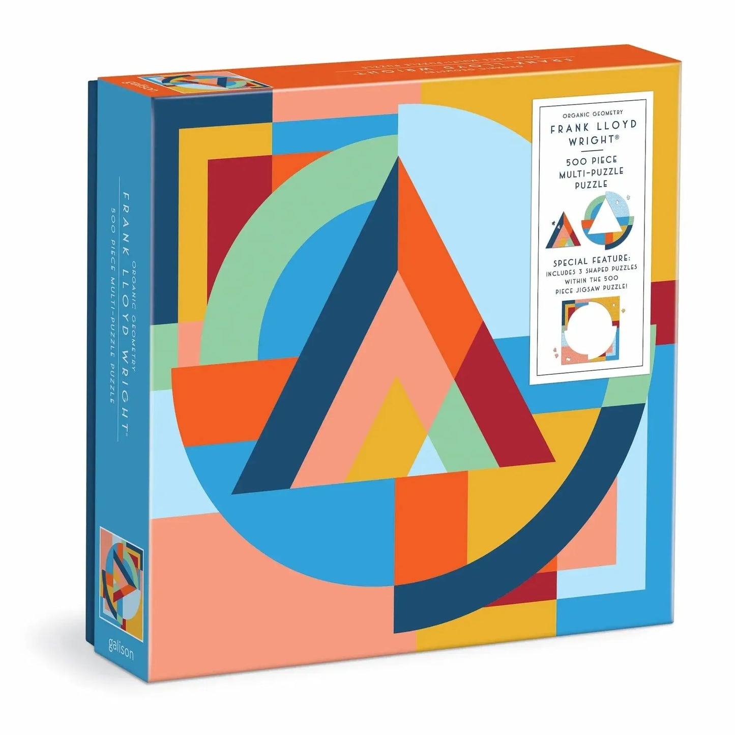 Frank Lloyd Wright Organic Geometry 500 Piece Jigsaw Puzzle Galison - Jigsaw Puzzle from Puzzle Merchant