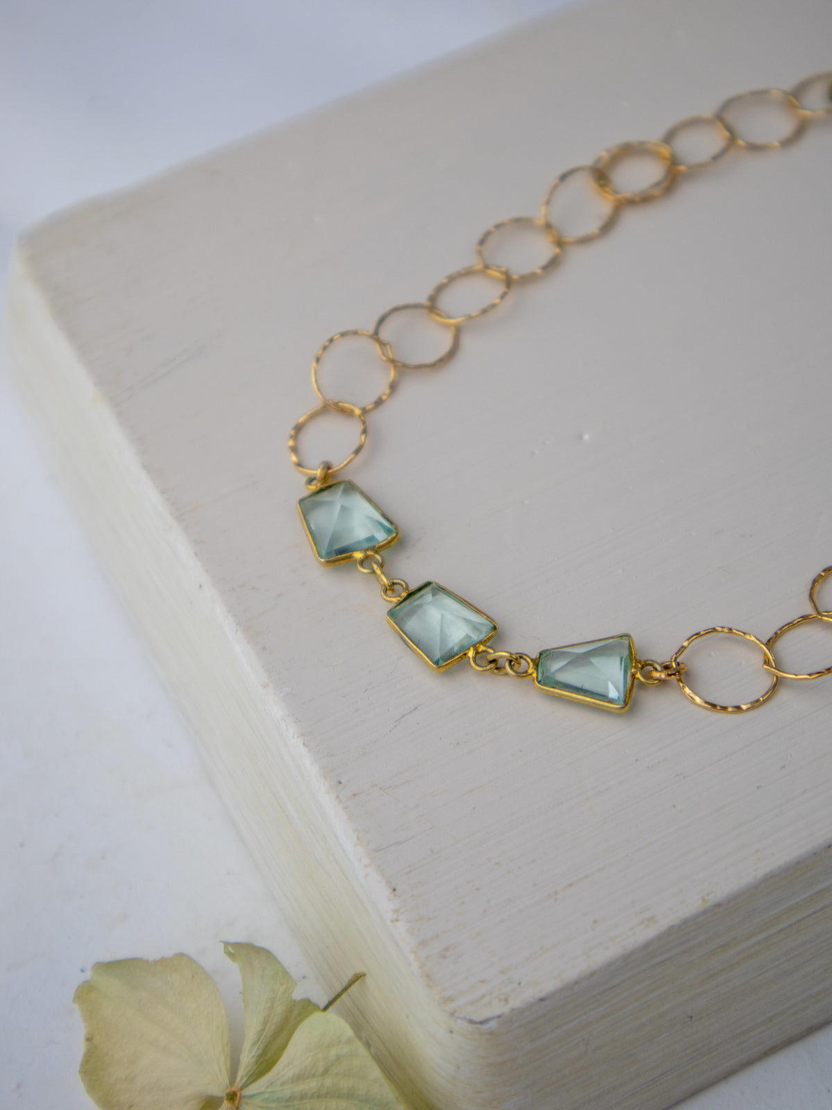 Bubble Chain Long Necklace - Necklaces from Ash & Rose