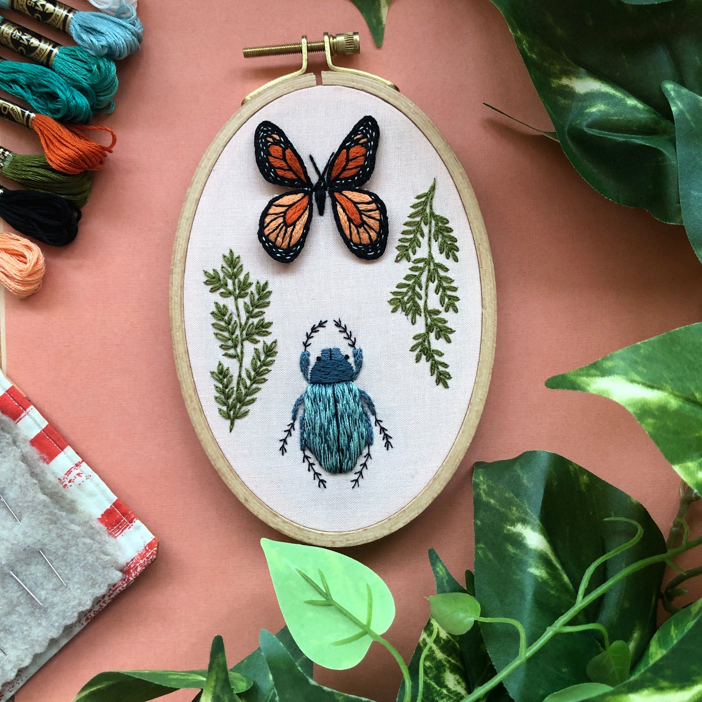Bug Collector- 3D Insect Embroidery Kit for Advanced Stitchers - Needlecraft Kits from MCreativeJ