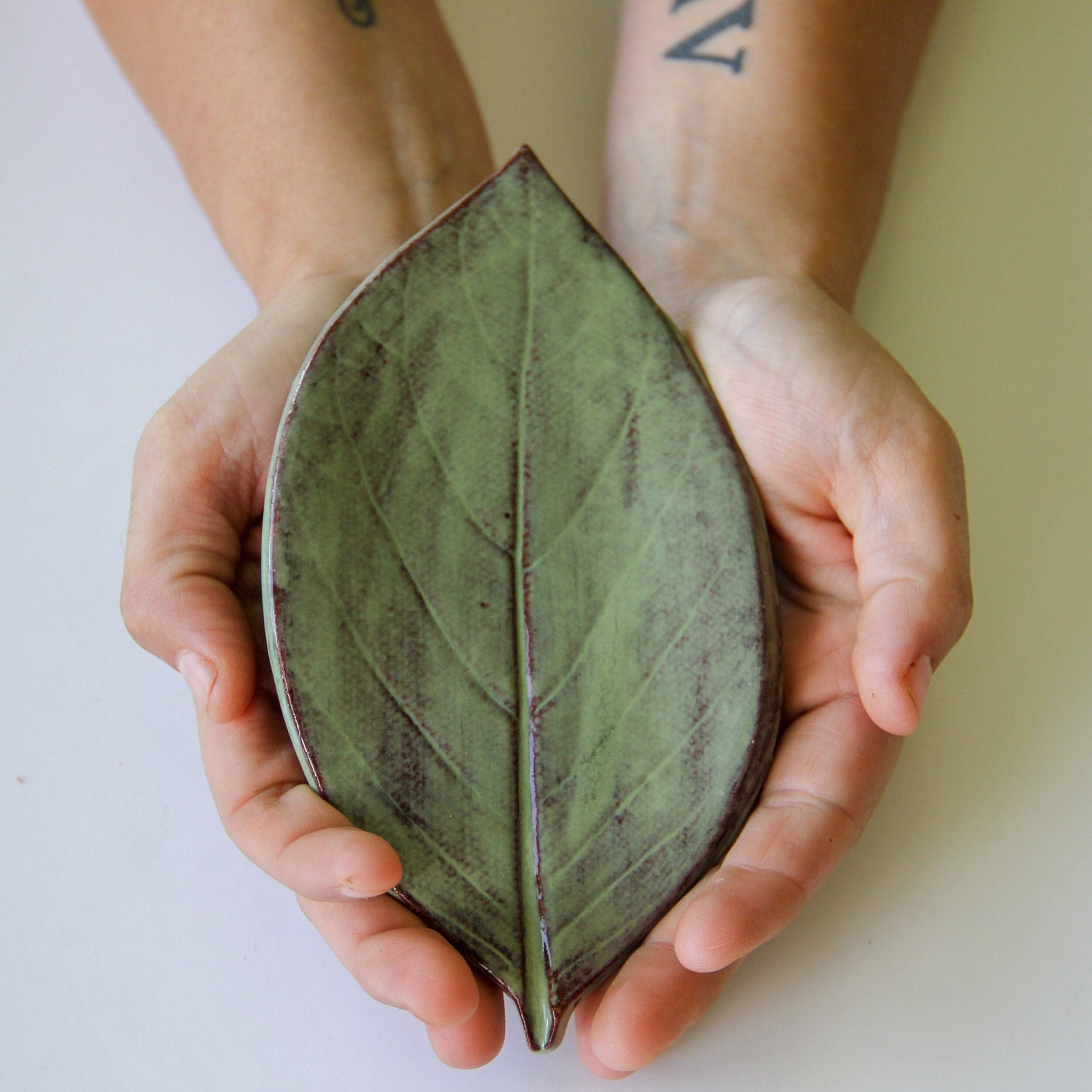 Large Leaf Dish - Ceramic from prodigalpottery