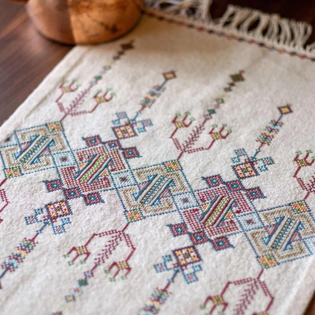 Kolimbari Diamonds cross stitch folk embroidery kit - Kit from Avlea Folk Embroidery