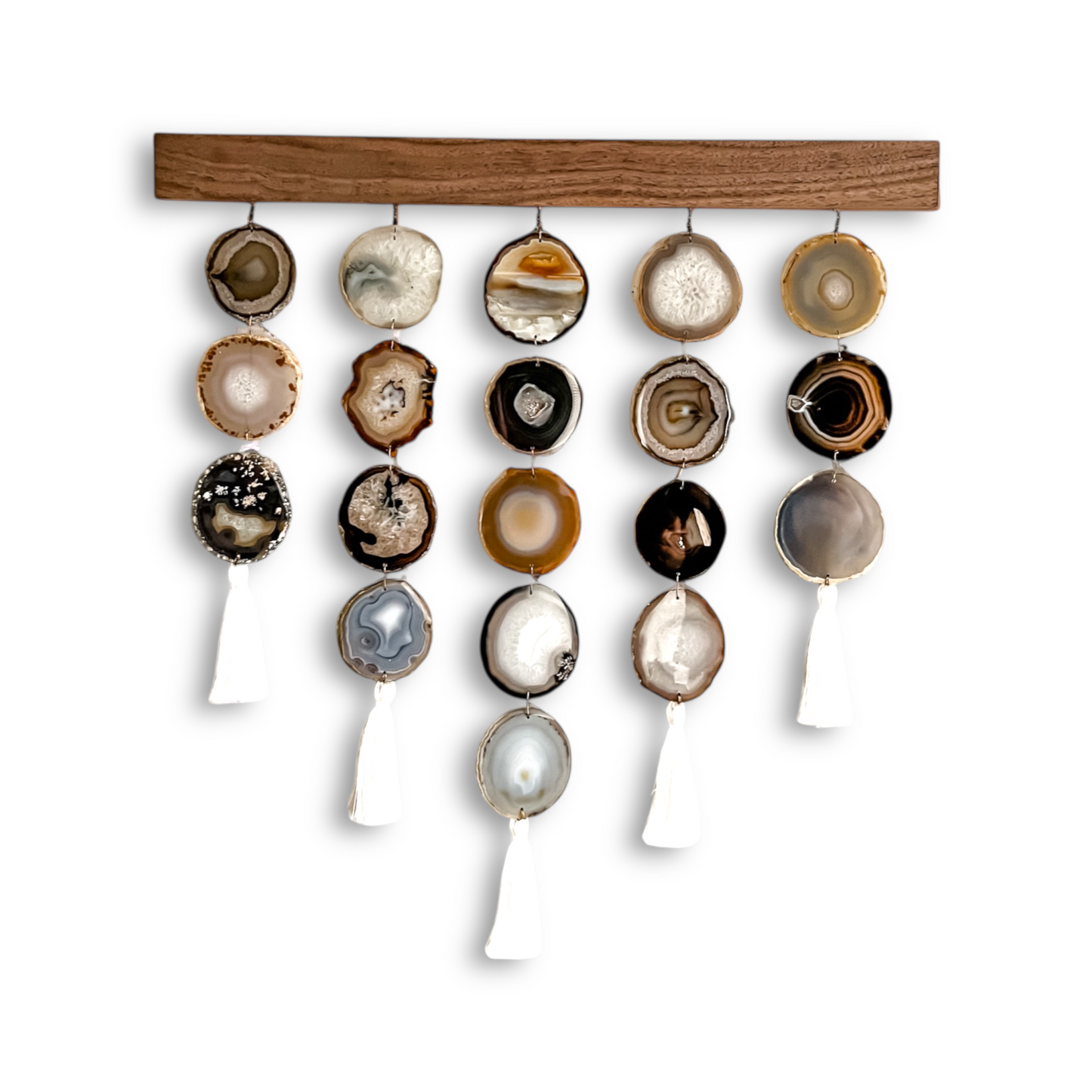 24-Inch Umber Uma Agate Wall Hanging - Agate from Mod North & Co.