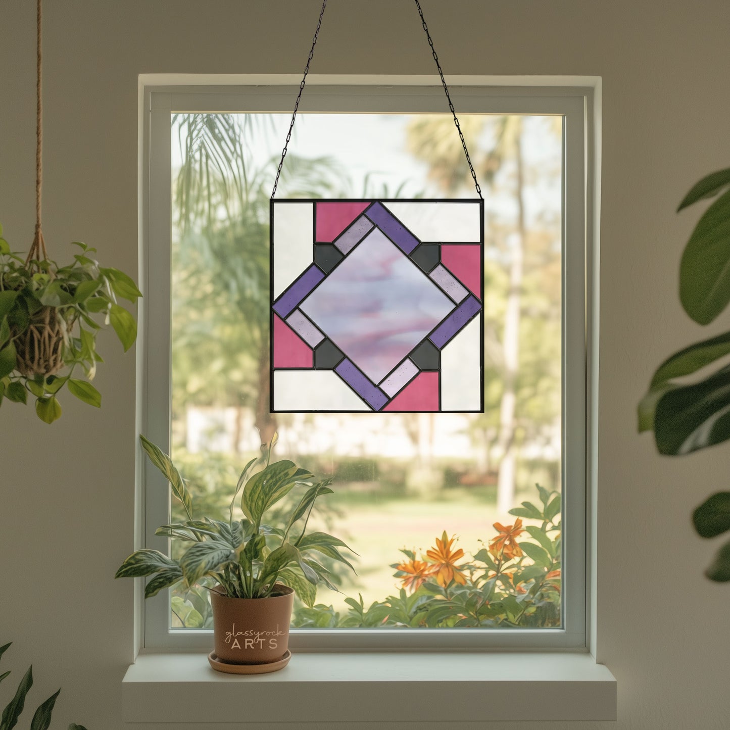 Beginner Diamond Quilt Square Pattern with PNG