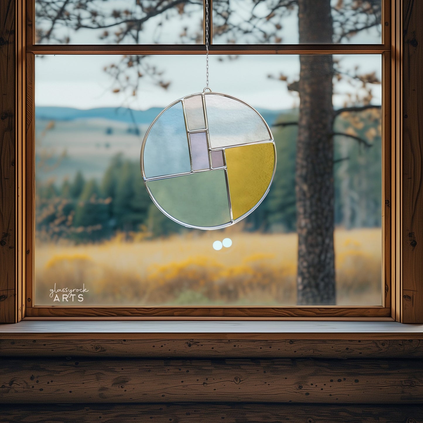 Round Stained Glass Pattern for Beginners