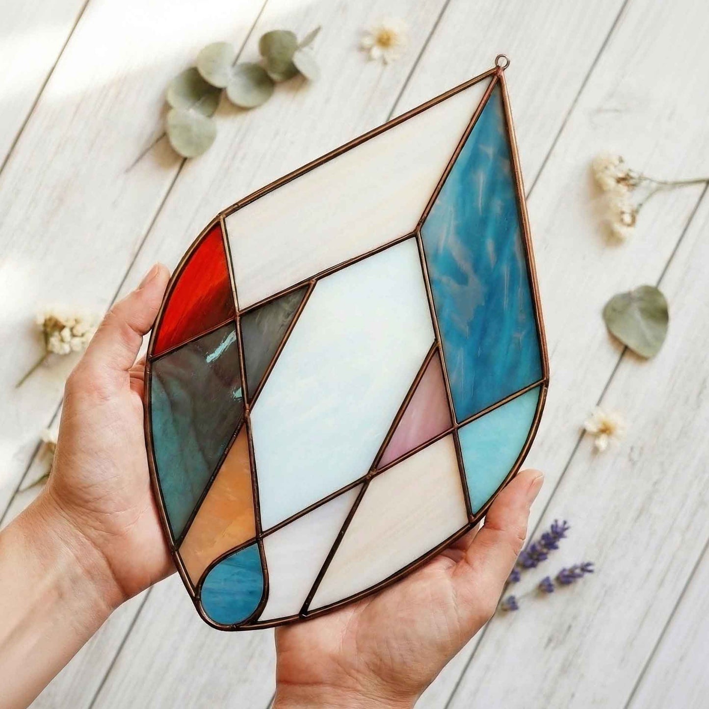 Beginner Teardrop Stained Glass Pattern