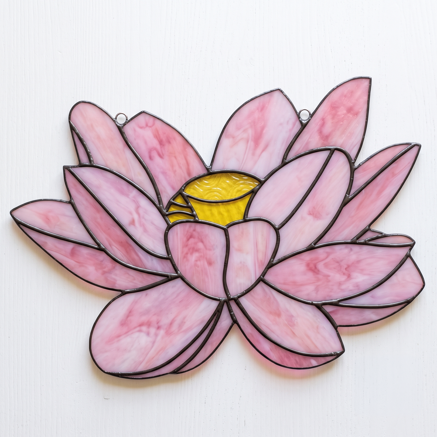 Big Flora Stained Glass Lotus Pattern PDF & PNG