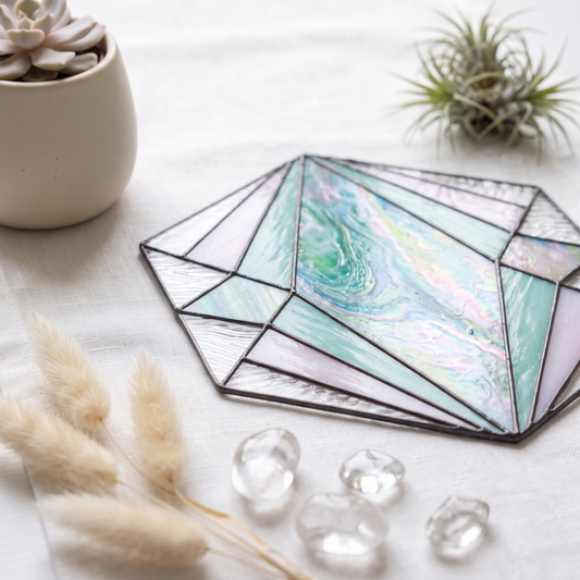 Beginner Hexagon Stained Glass Pattern