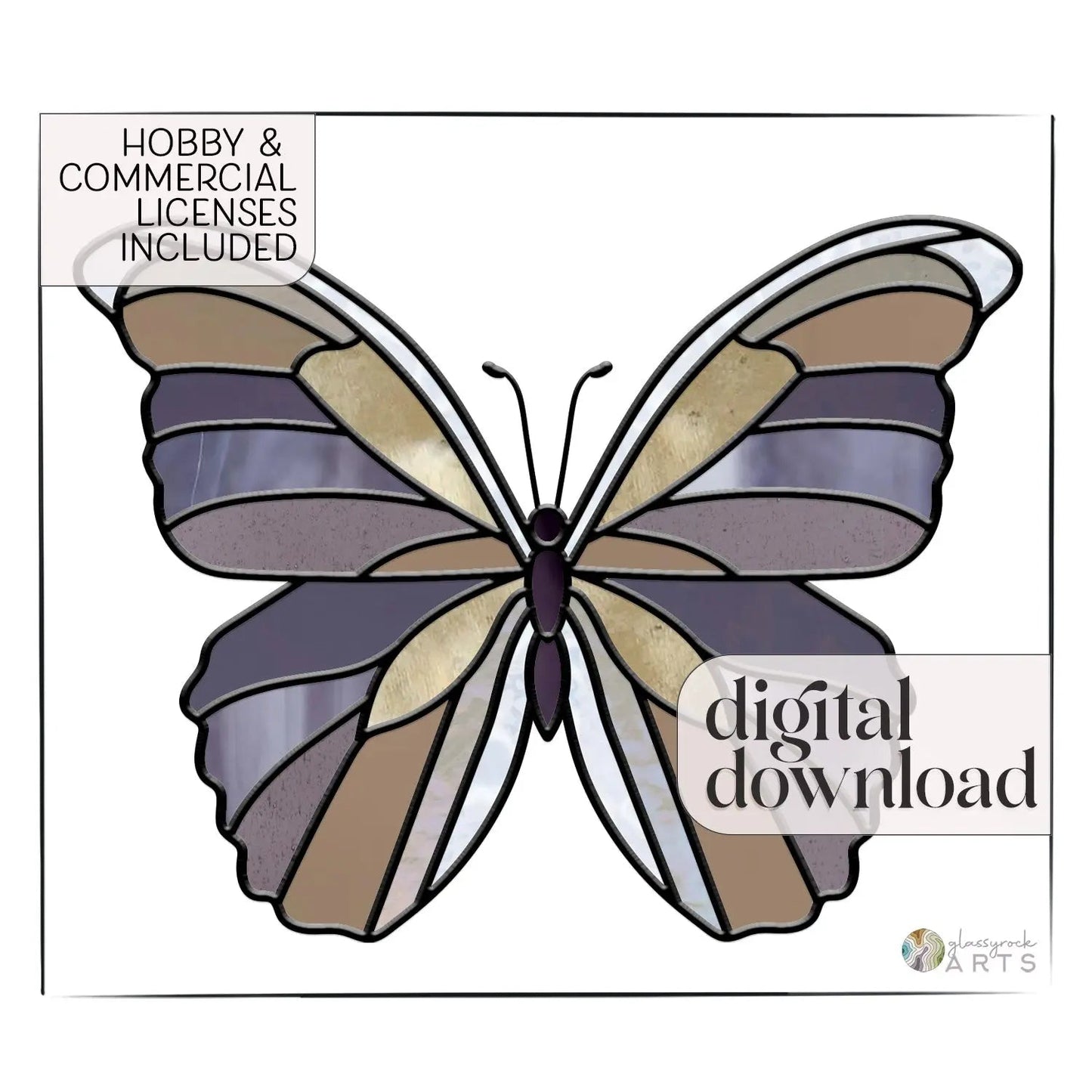 Butterfly Stained Glass Pattern