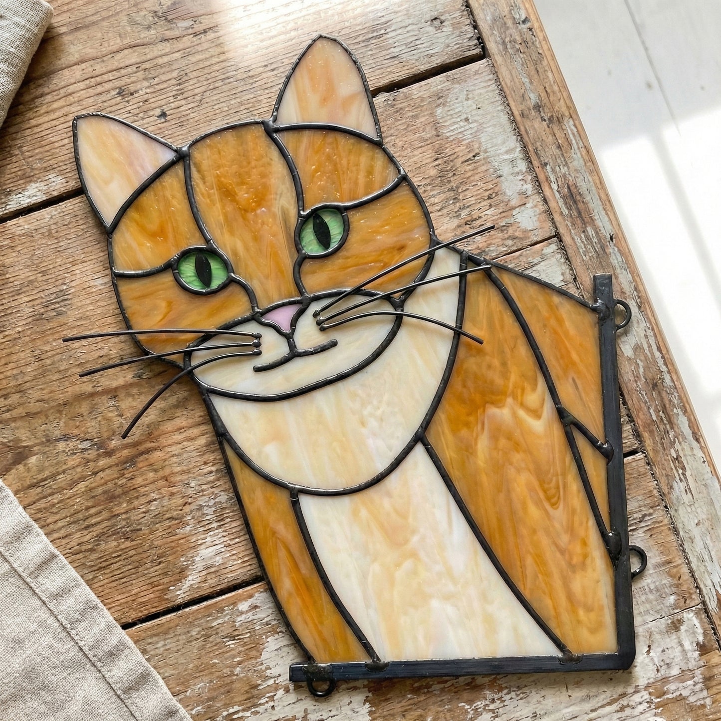 Cat Buddy Stained Glass Pattern