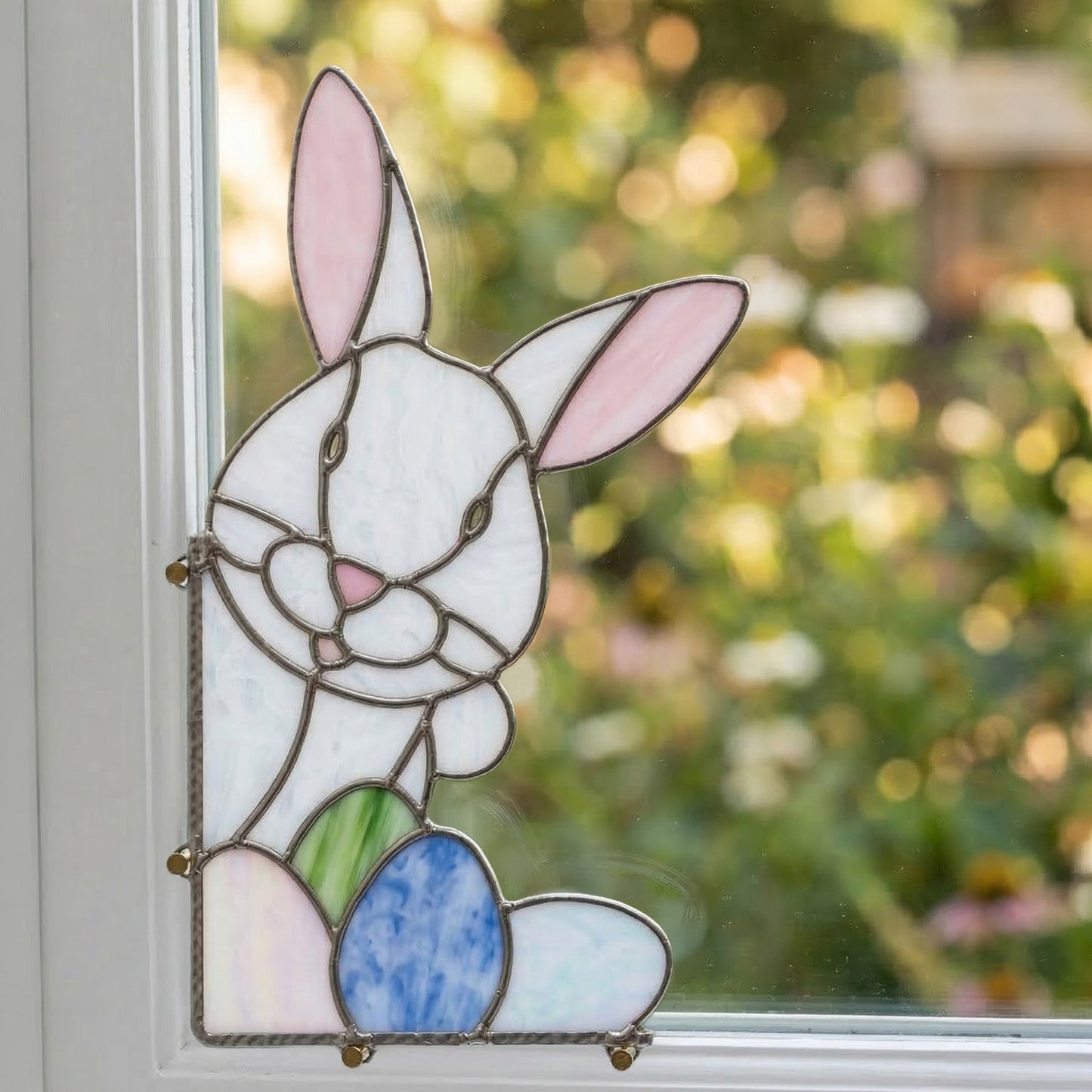 Easter Bunny Stained Glass Rabbit Pattern