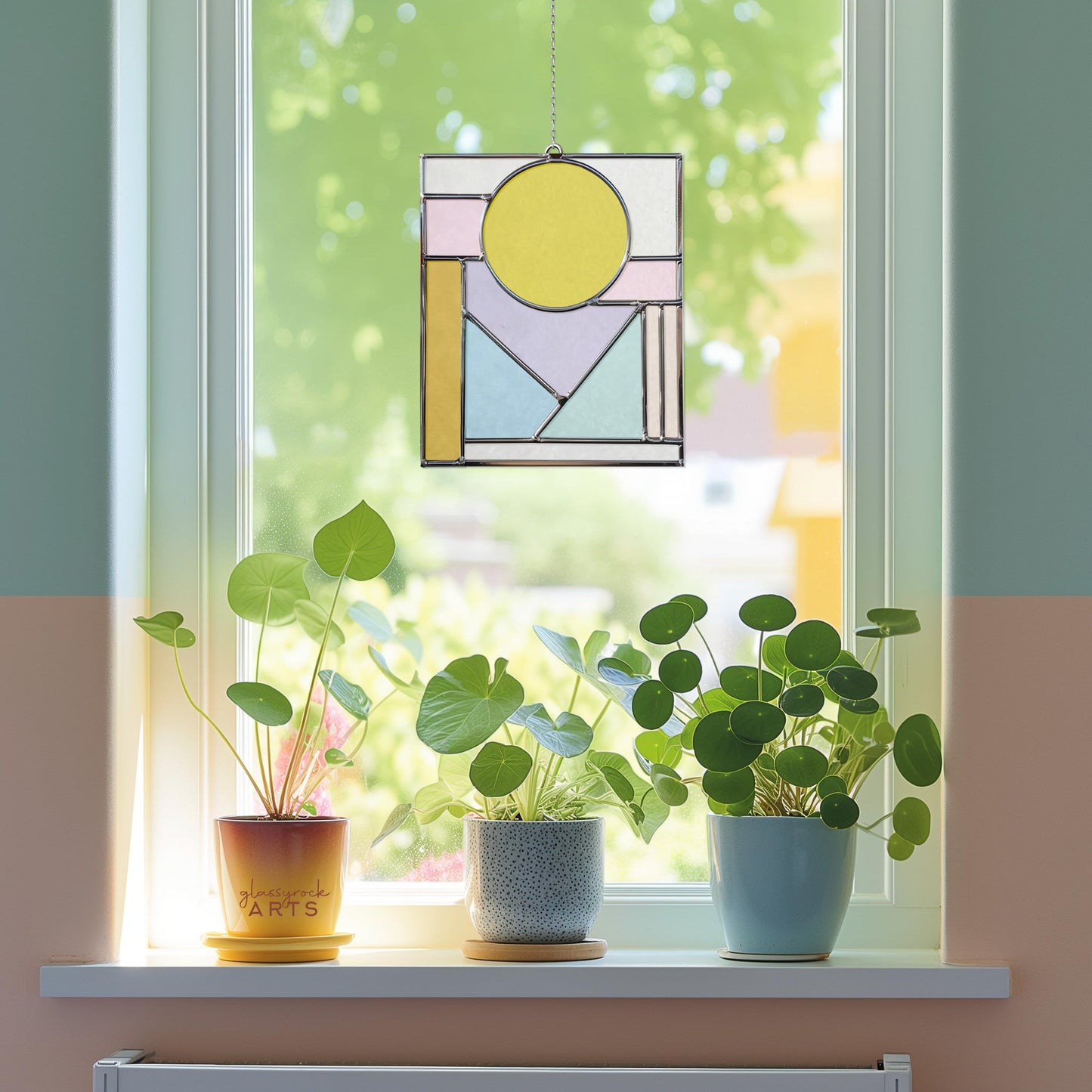 Stained Glass Sunrise Pattern for Beginners