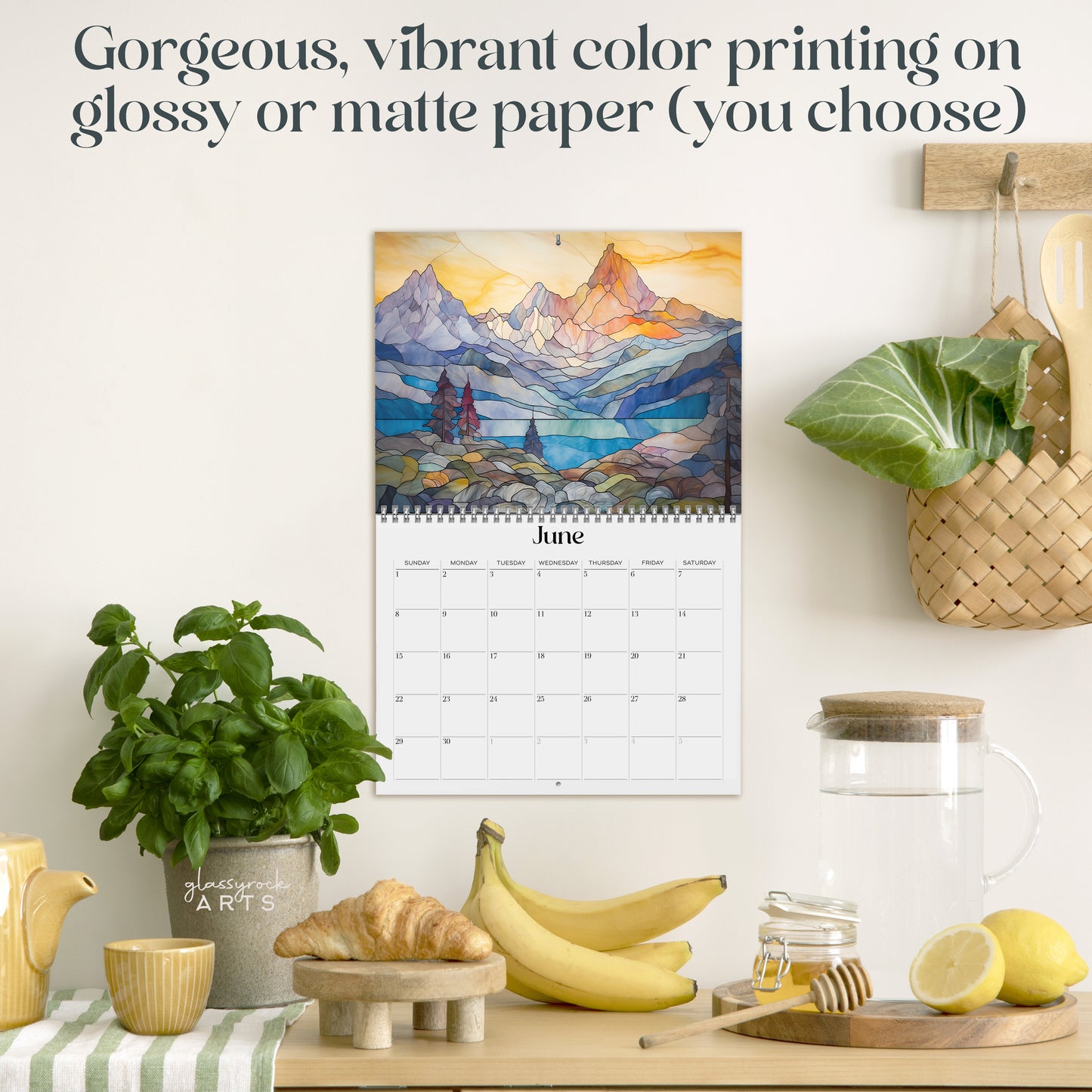 2025 Mountains Wall Calendar