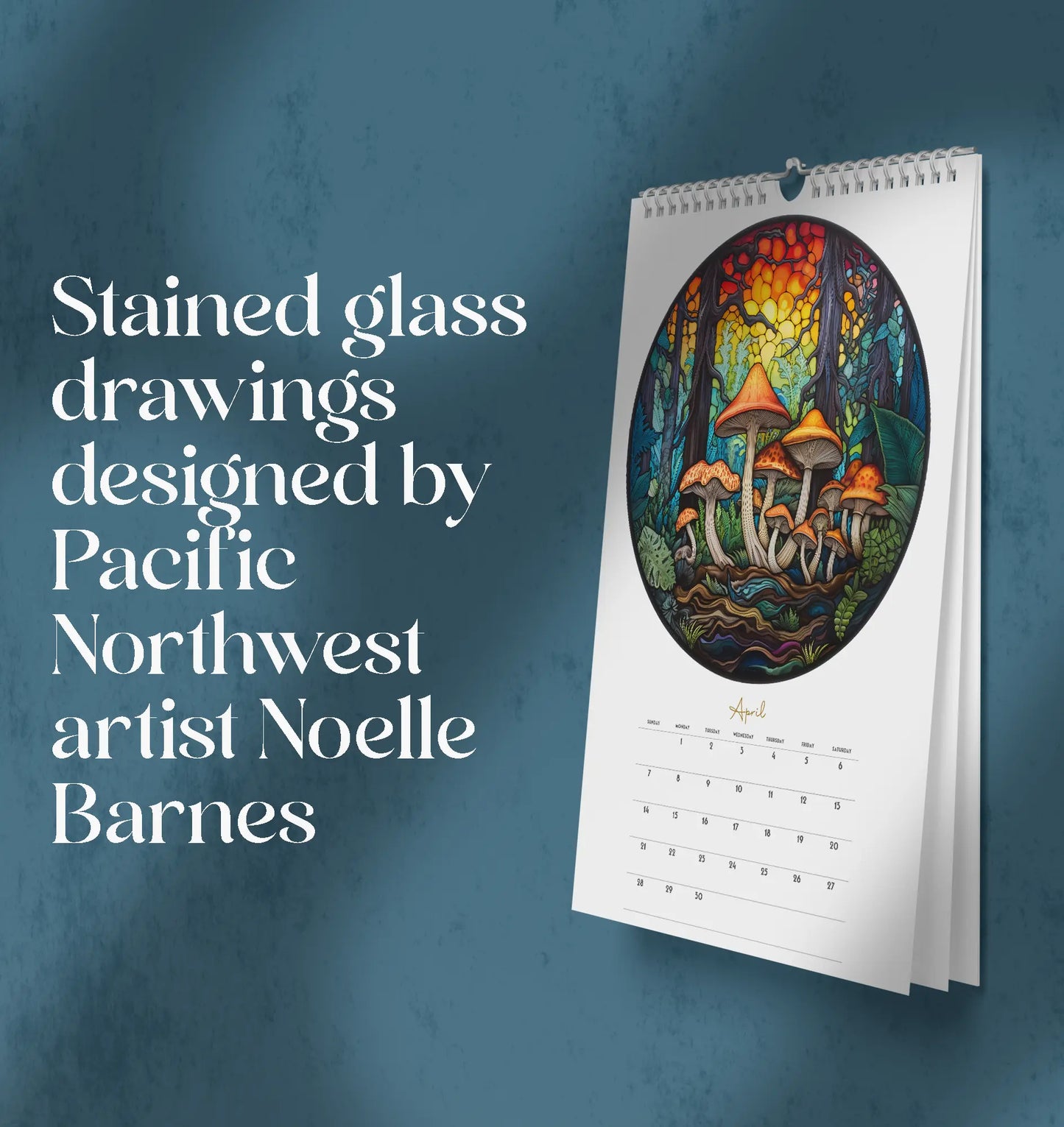 Stained Glass 2024 Calendar, Nature