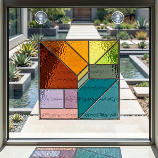 Beginner Geometric Stained Glass Pattern