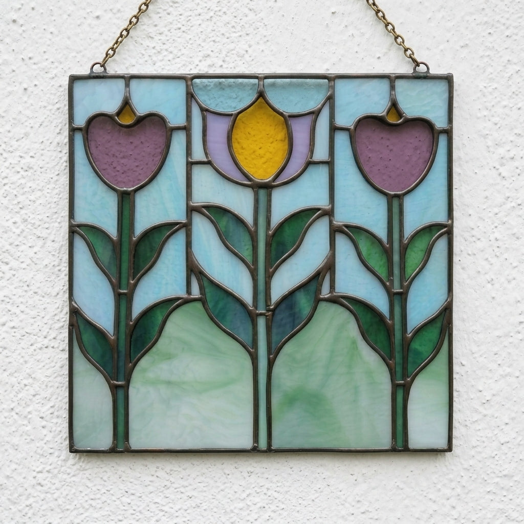 Prairie Flowers Stained Glass Pattern