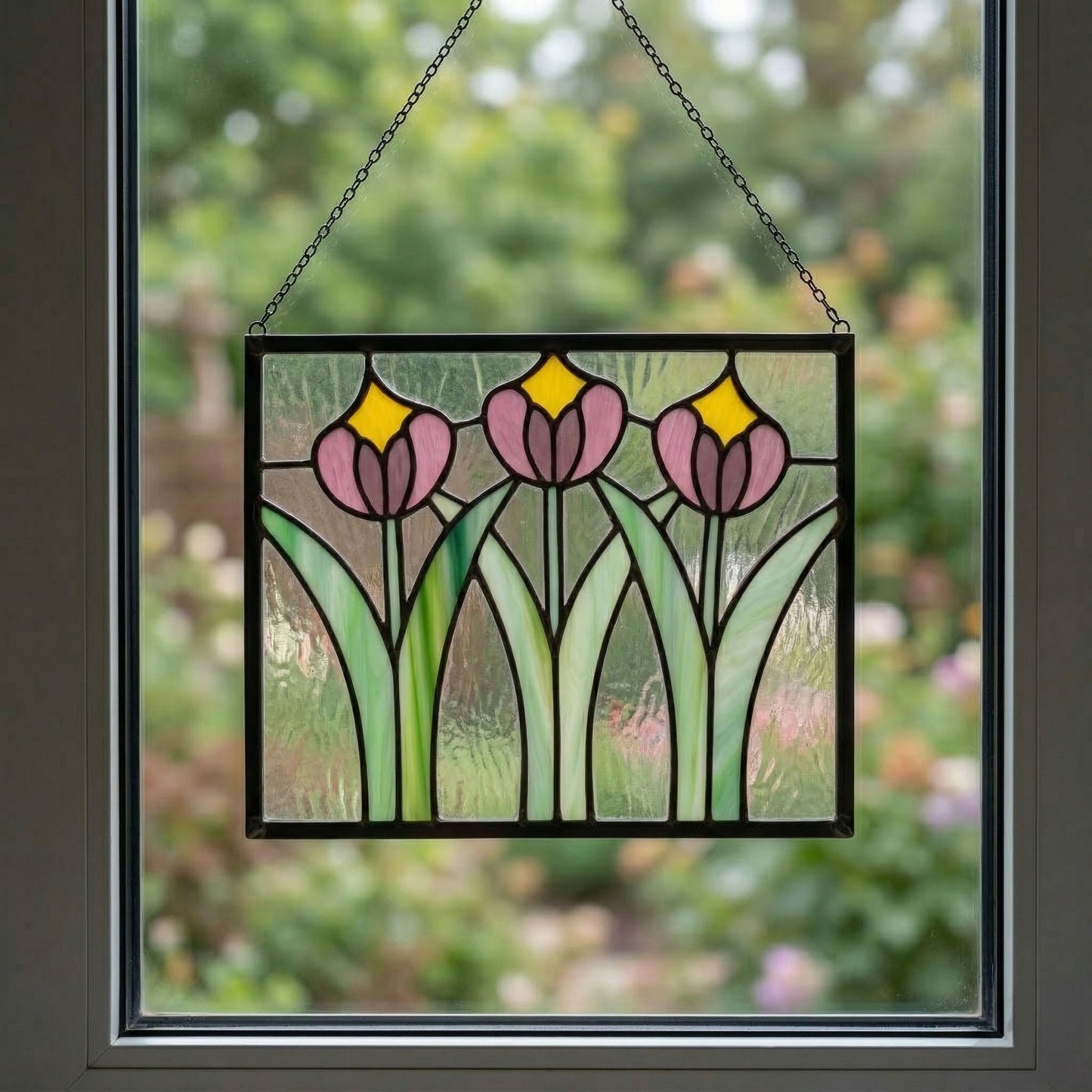 Prairie Stained Glass Flowers Stained Glass Pattern