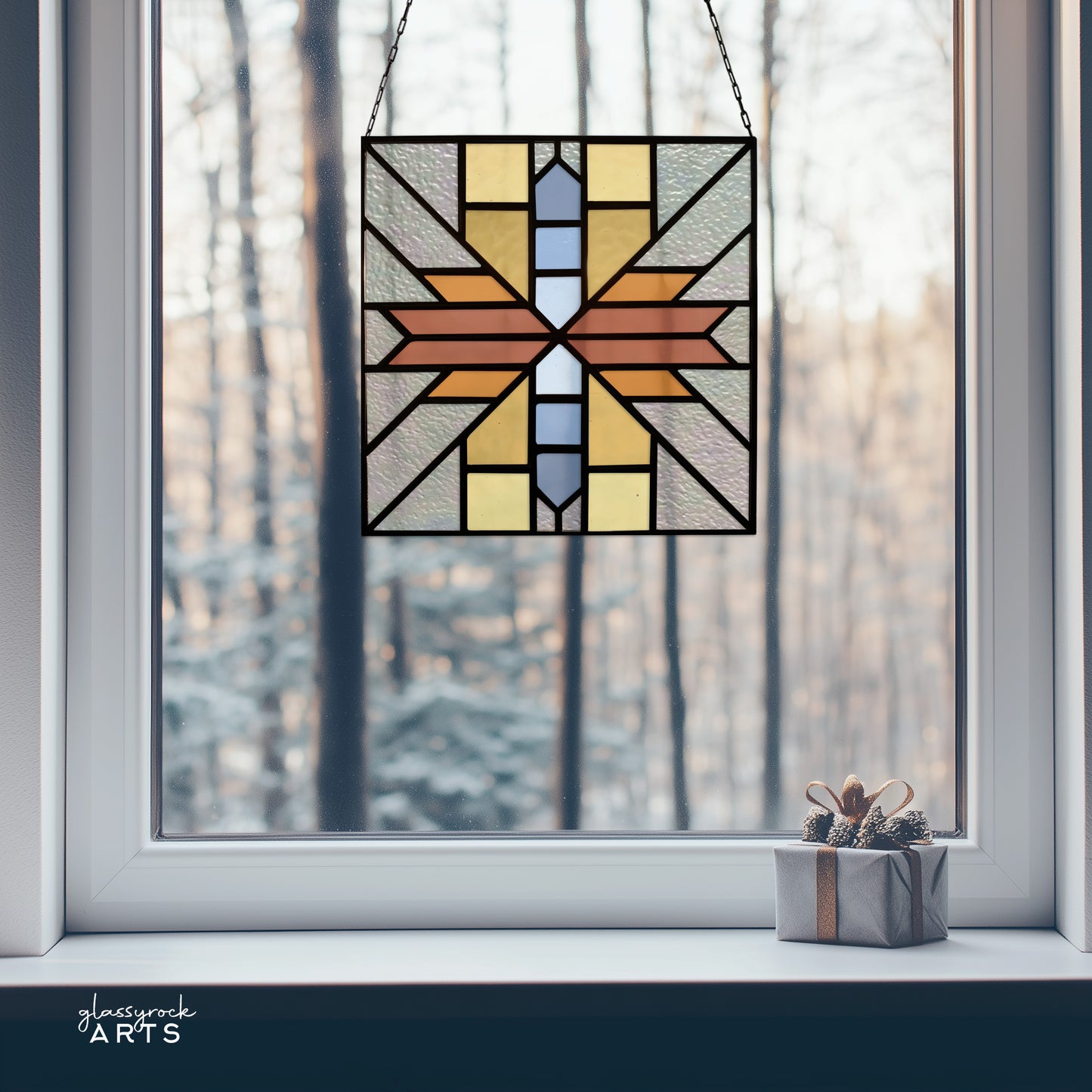 Pendleton Quilt Square Pattern with PNG