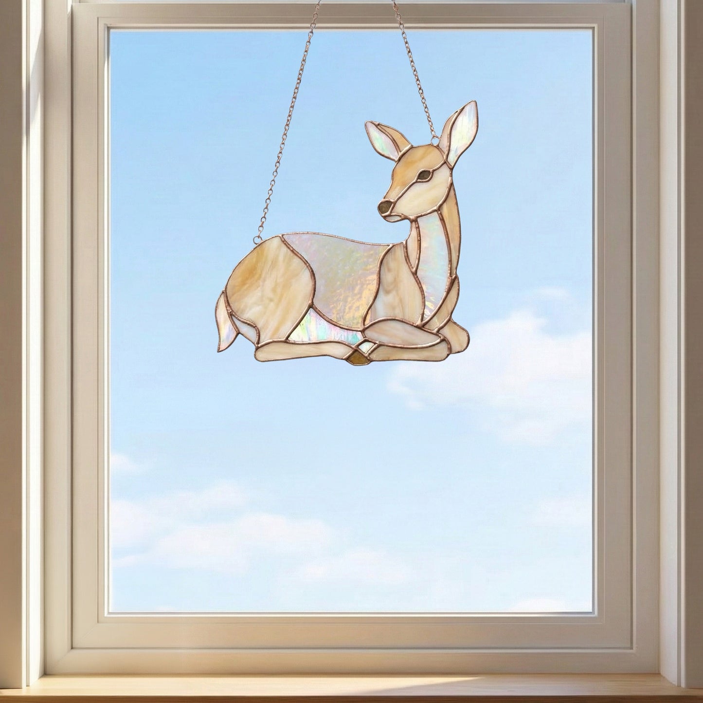Doe Stained Glass Pattern PDF & PNG