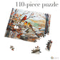 Stained Glass Birds Jigsaw Puzzle - Winter